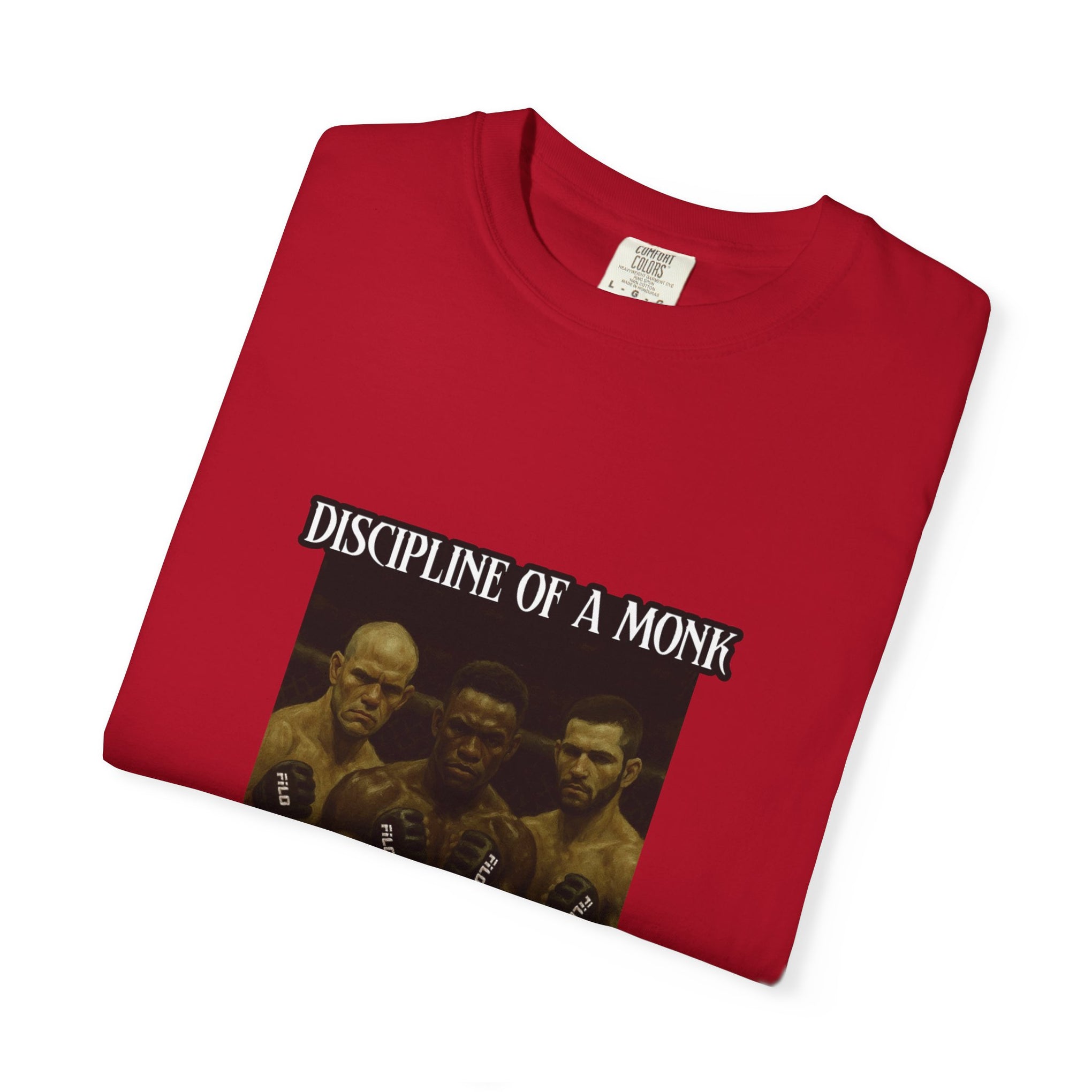 Discipline of a Monk T-Shirt — Vintage Boxing Trio Graphic Tee