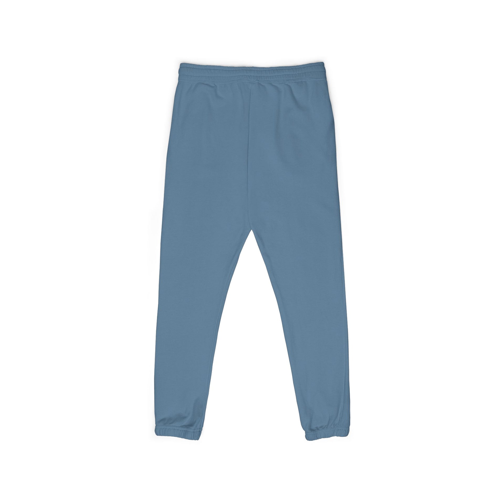 Garment-Dyed Fleece Sweatpants — Minimal Logo Joggers