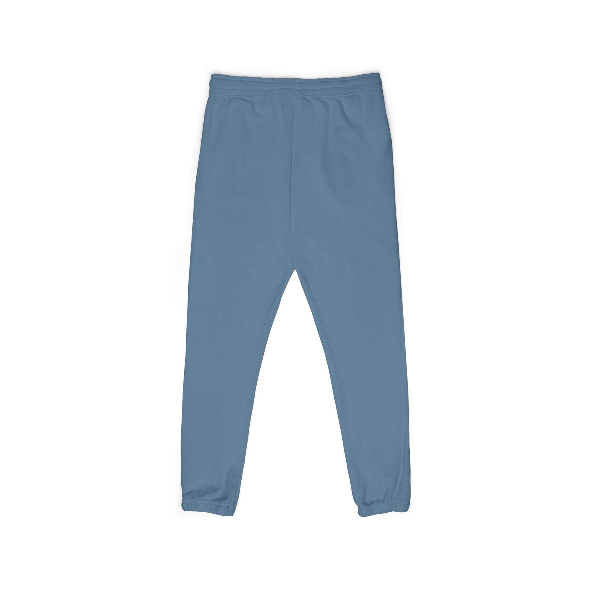Garment-Dyed Fleece Sweatpants — Minimal Logo Joggers