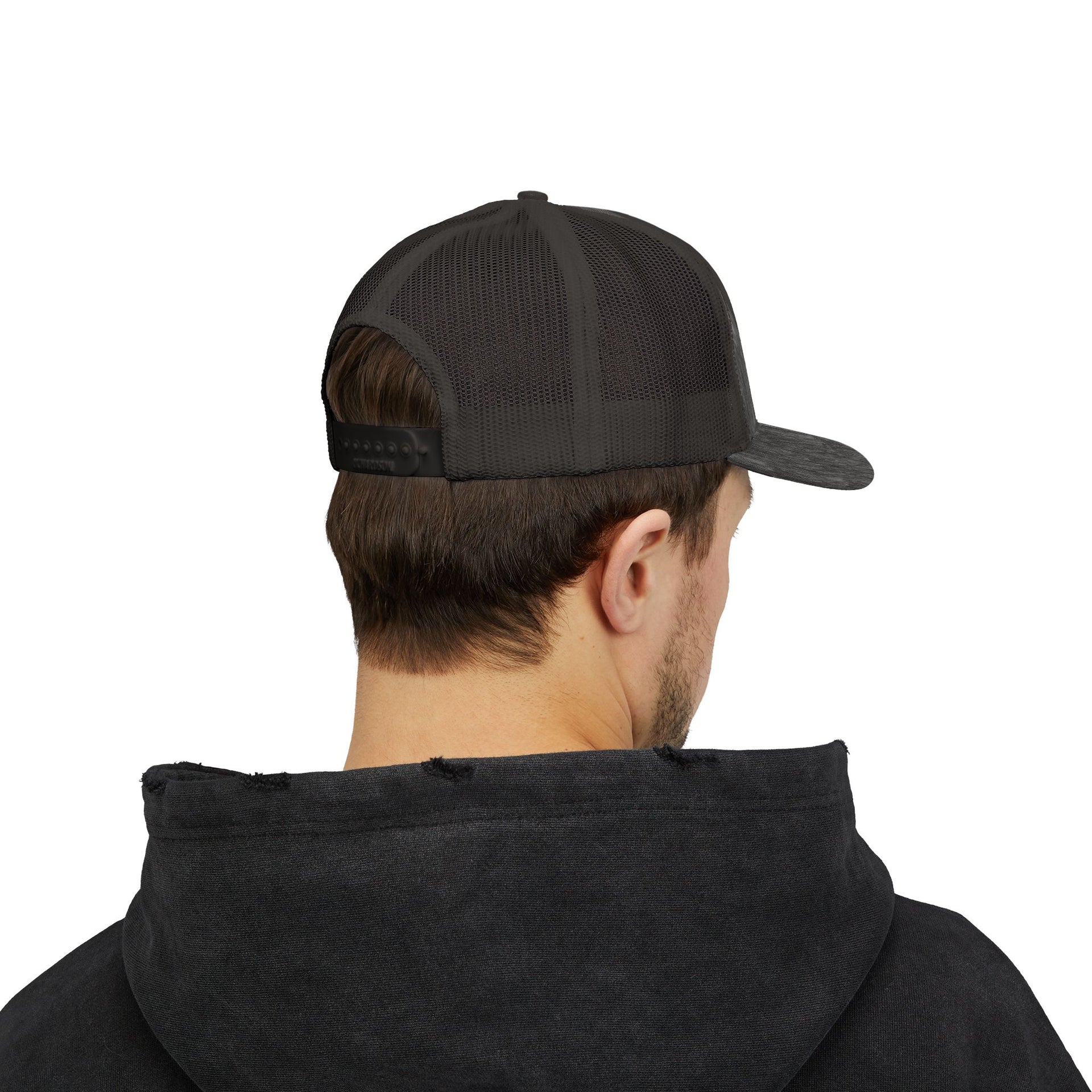 Trucker Cap — Minimal Black Logo Snapback