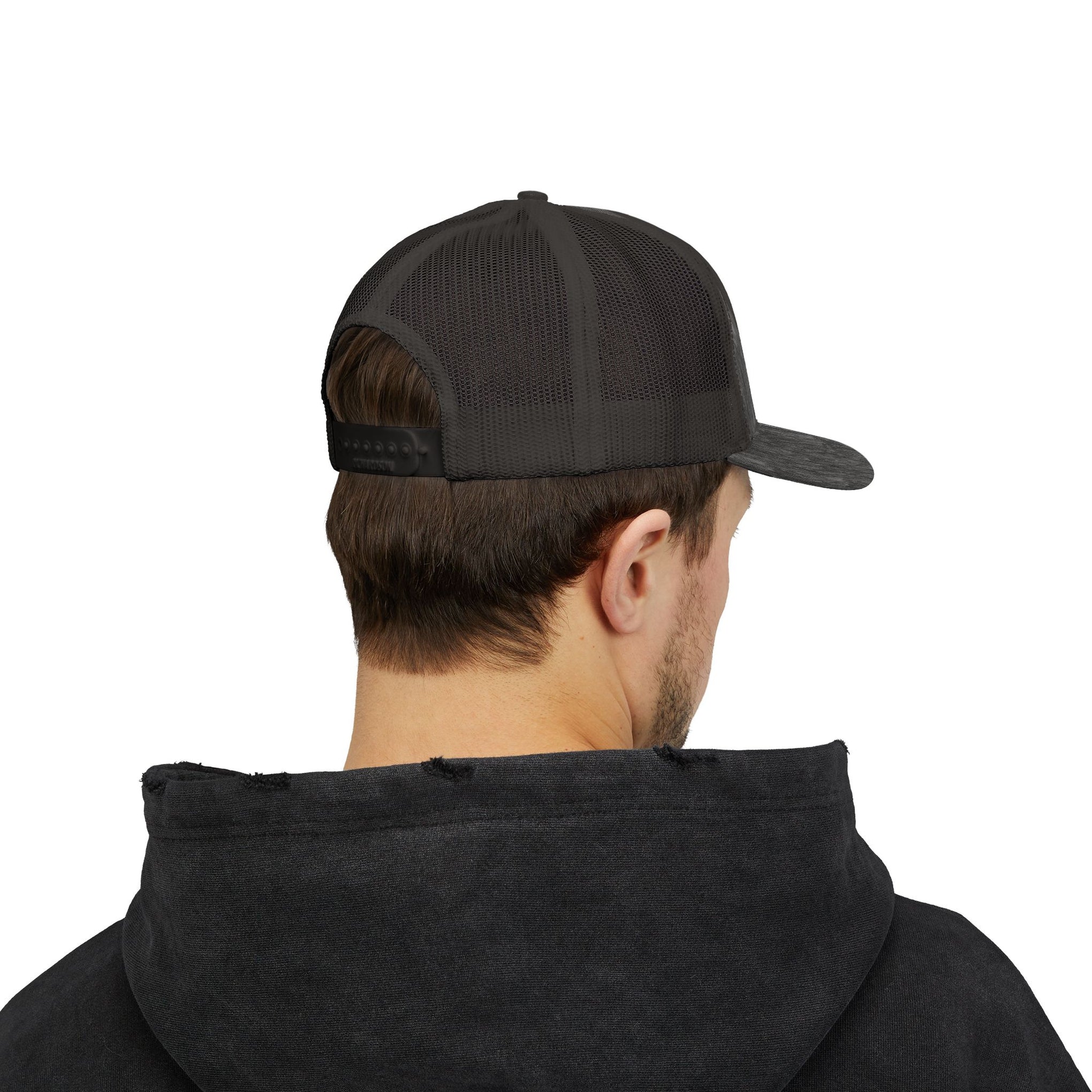 Trucker Cap — Minimal Black Logo Snapback
