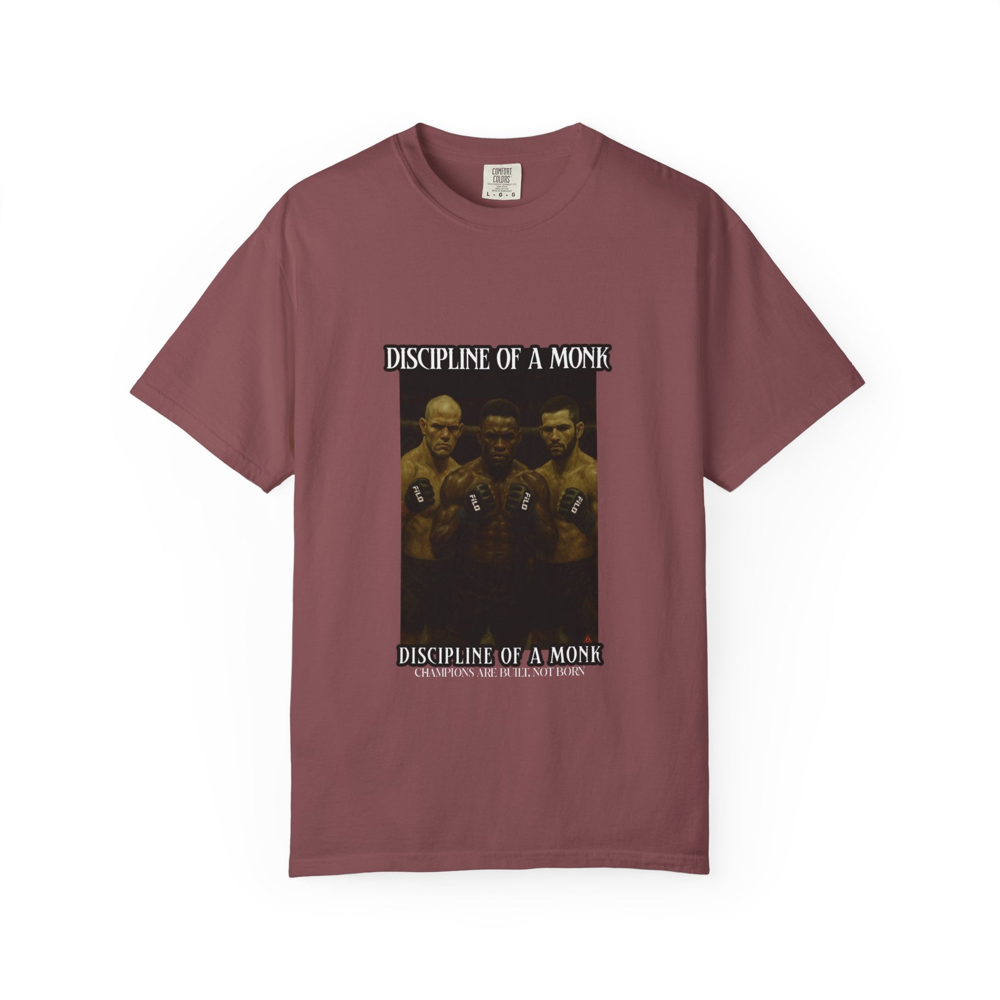 Discipline of a Monk T-Shirt — Vintage Boxing Trio Graphic Tee