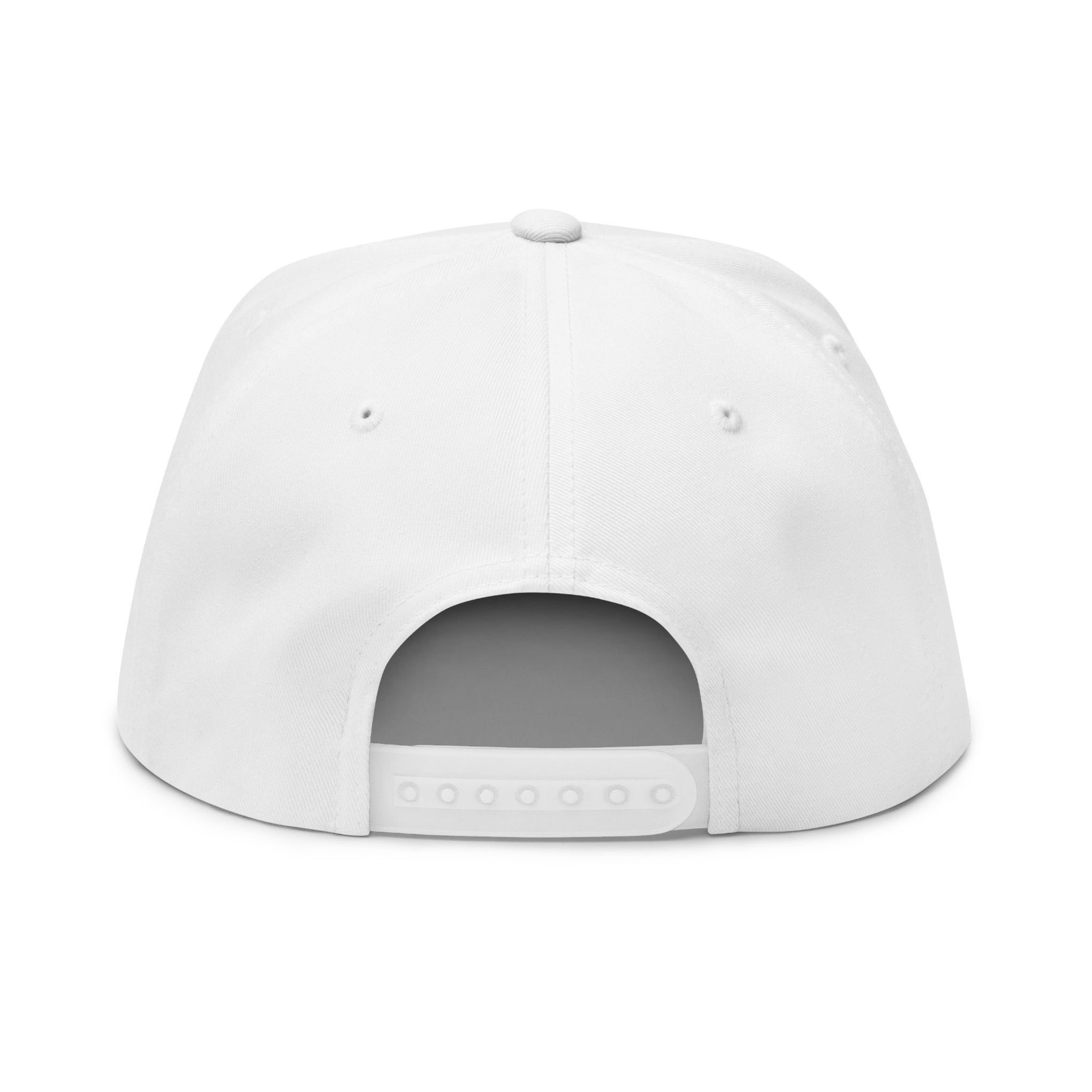 Embroidered Flat Bill Cap — Gothic 'Filo' Logo Snapback