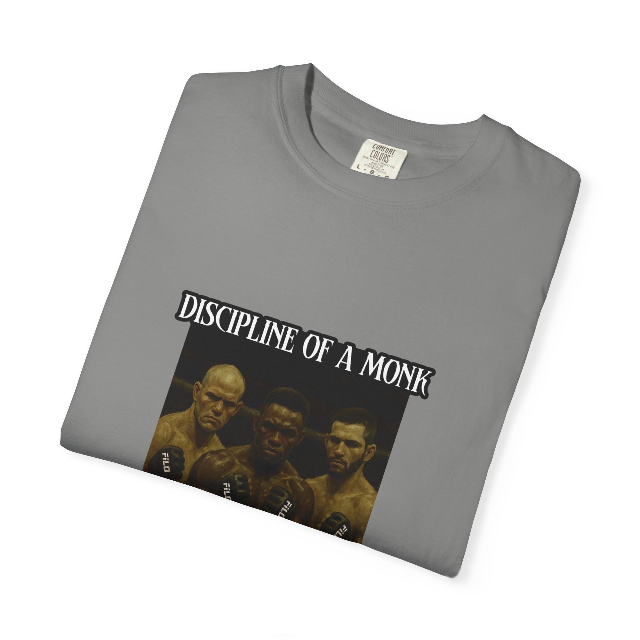 Discipline of a Monk T-Shirt — Vintage Boxing Trio Graphic Tee