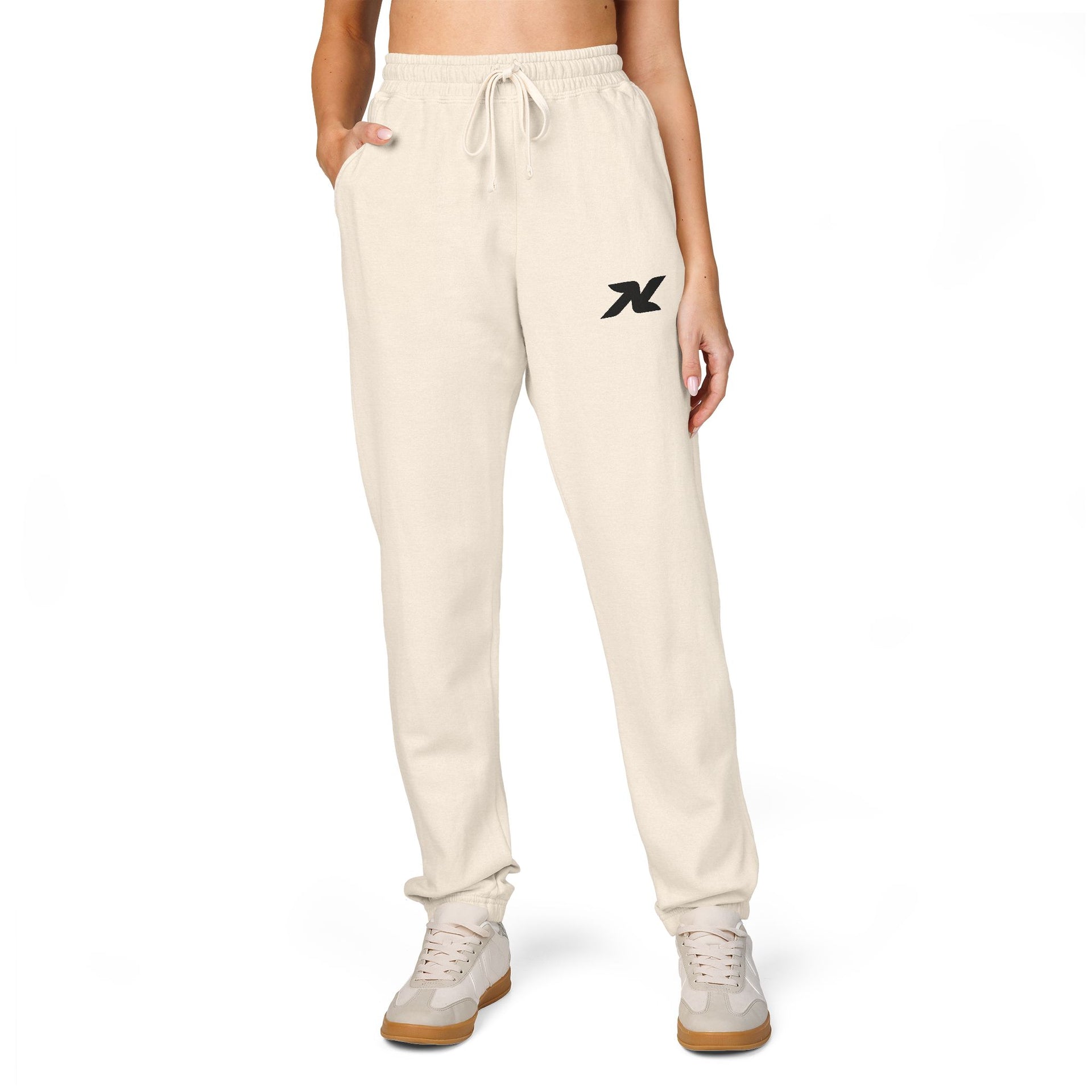 Fleece Sweatpants — Minimalist Olive Drawstring Joggers