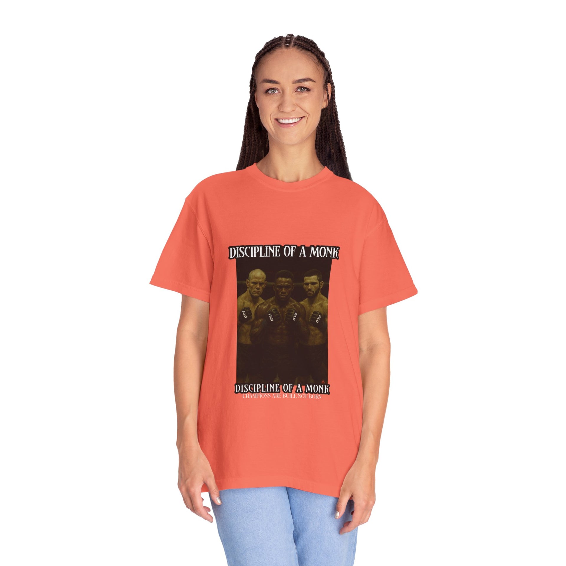 Discipline of a Monk T-Shirt — Vintage Boxing Trio Graphic Tee