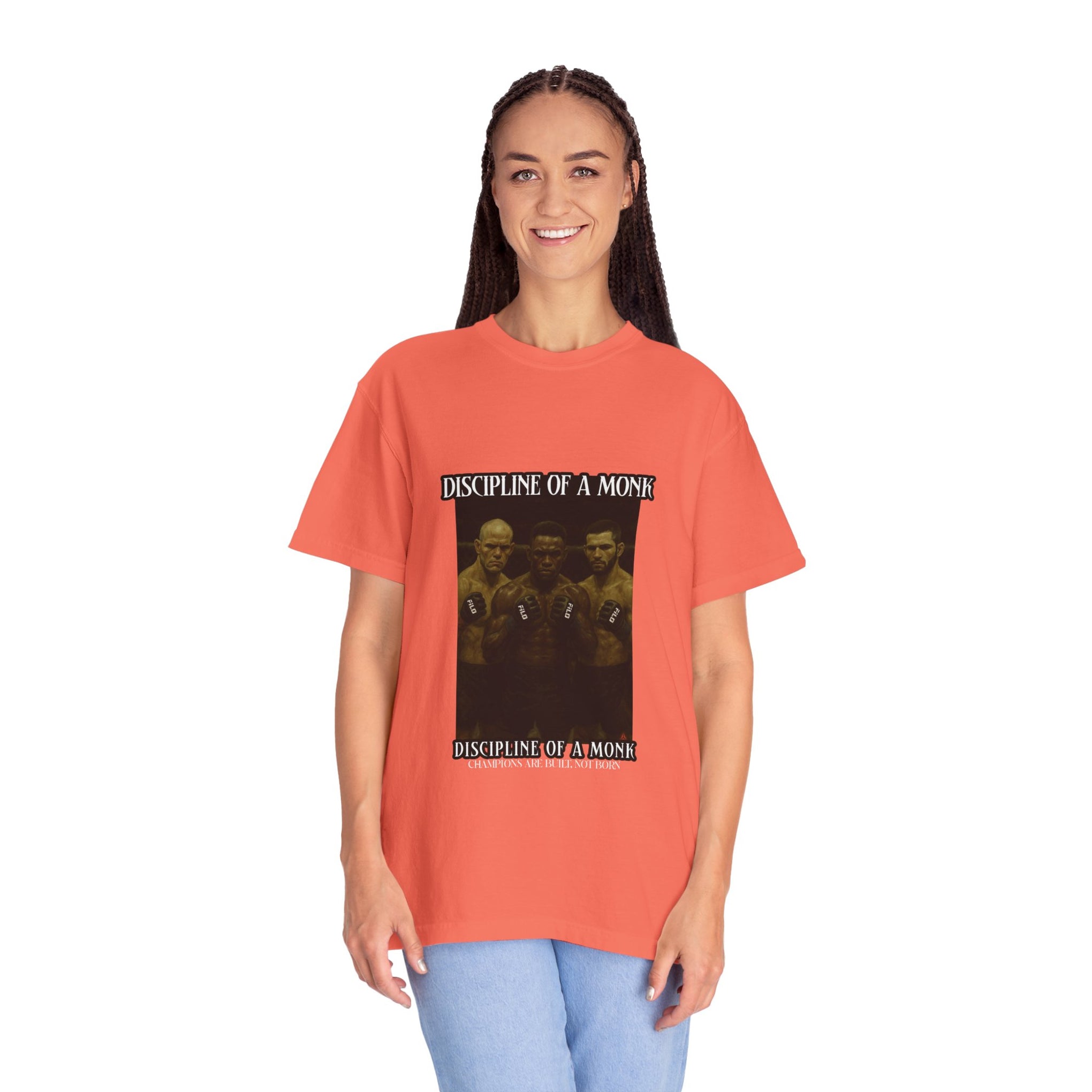 Discipline of a Monk T-Shirt — Vintage Boxing Trio Graphic Tee