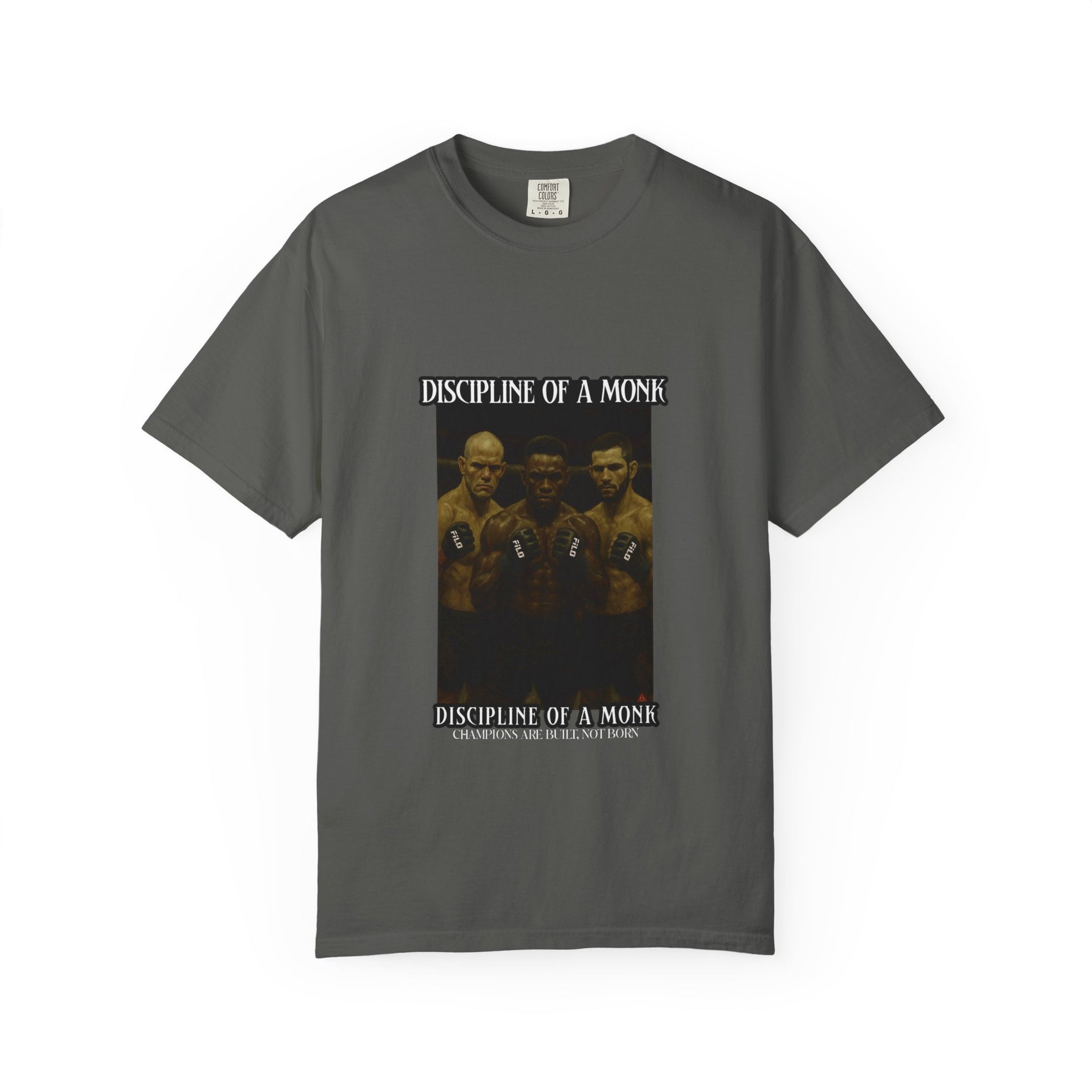 Discipline of a Monk T-Shirt — Vintage Boxing Trio Graphic Tee