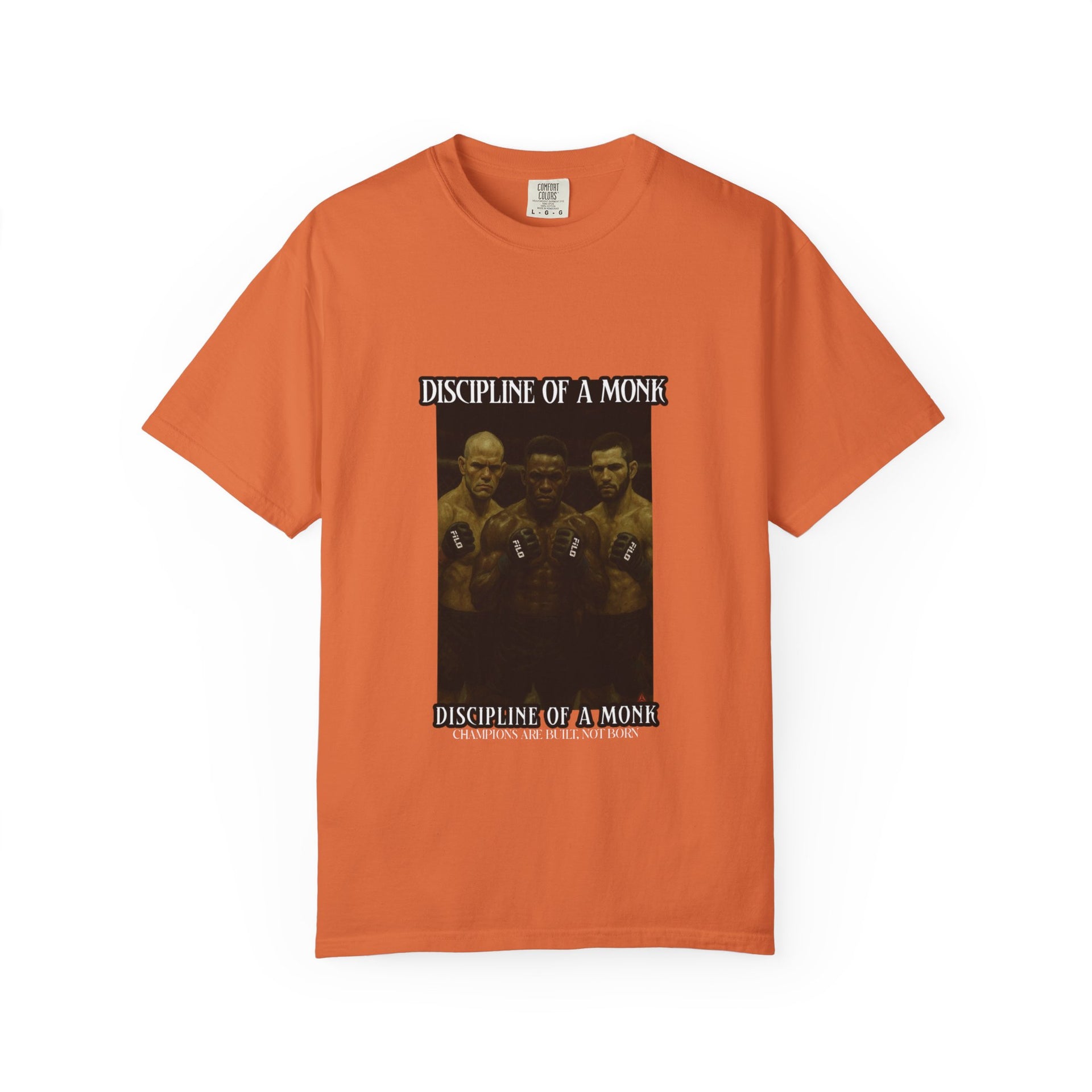 Discipline of a Monk T-Shirt — Vintage Boxing Trio Graphic Tee