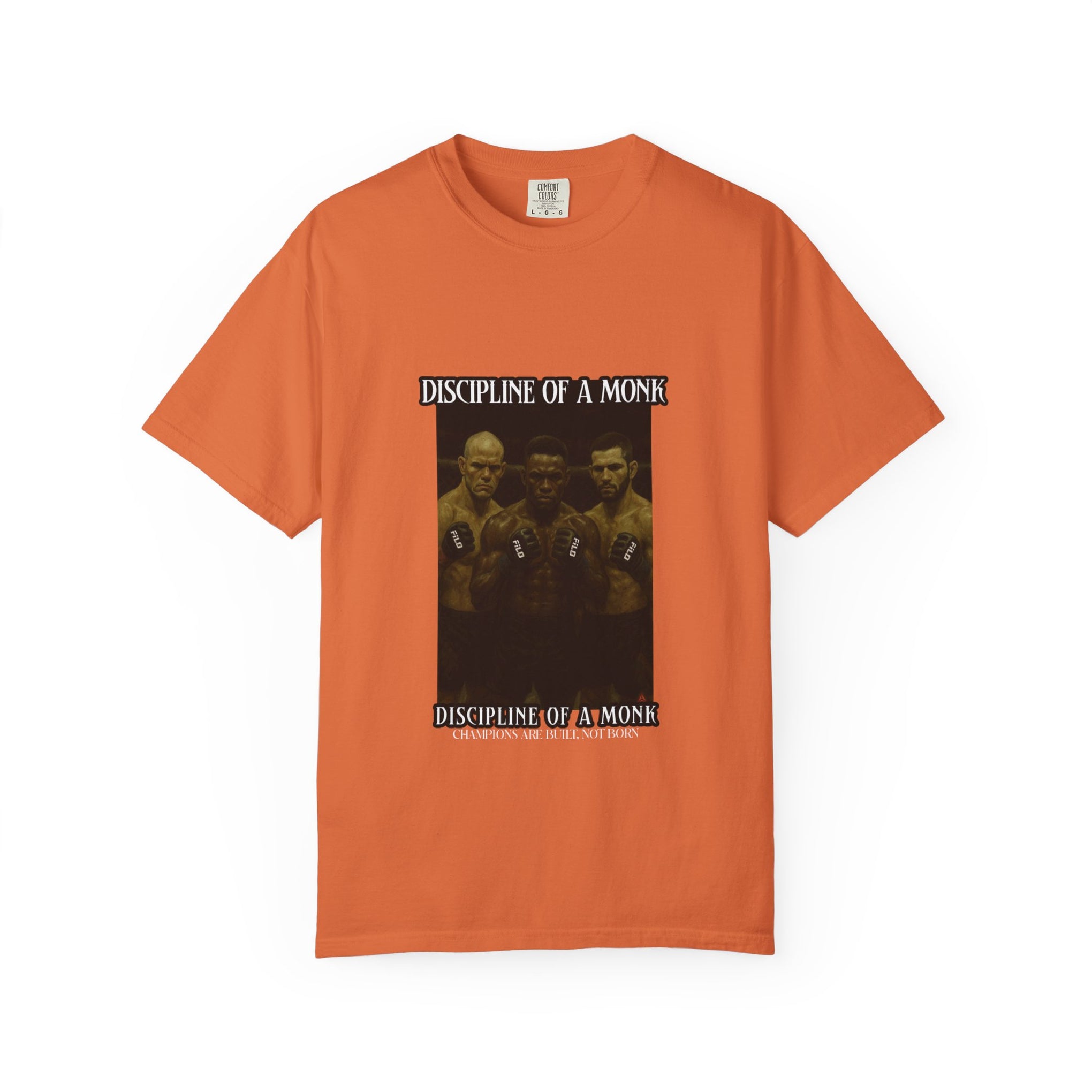 Discipline of a Monk T-Shirt — Vintage Boxing Trio Graphic Tee