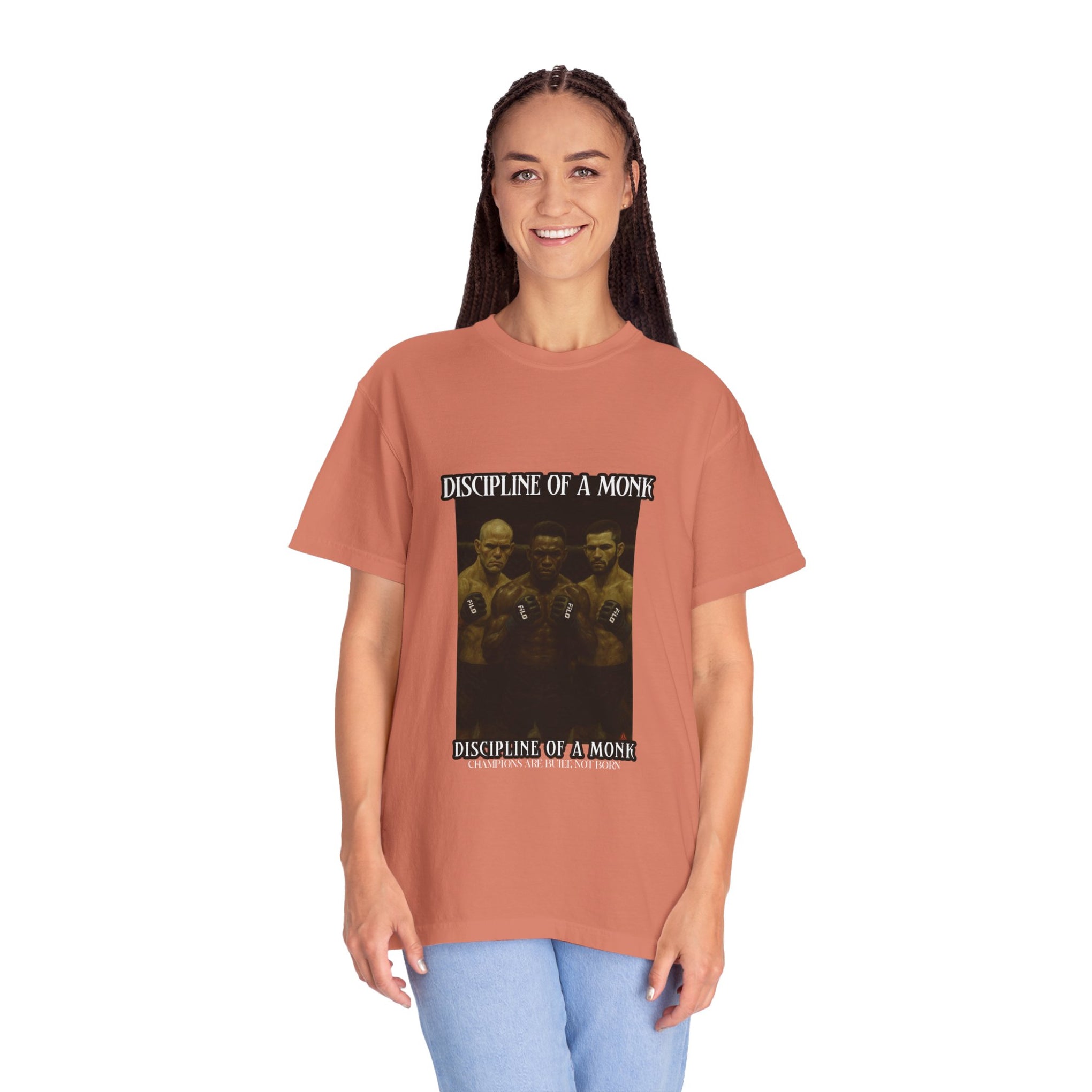 Discipline of a Monk T-Shirt — Vintage Boxing Trio Graphic Tee