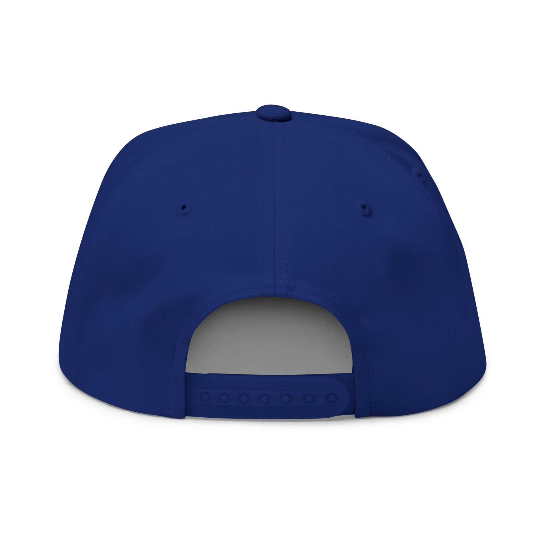 Embroidered Flat Bill Cap — Gothic 'Filo' Logo Snapback