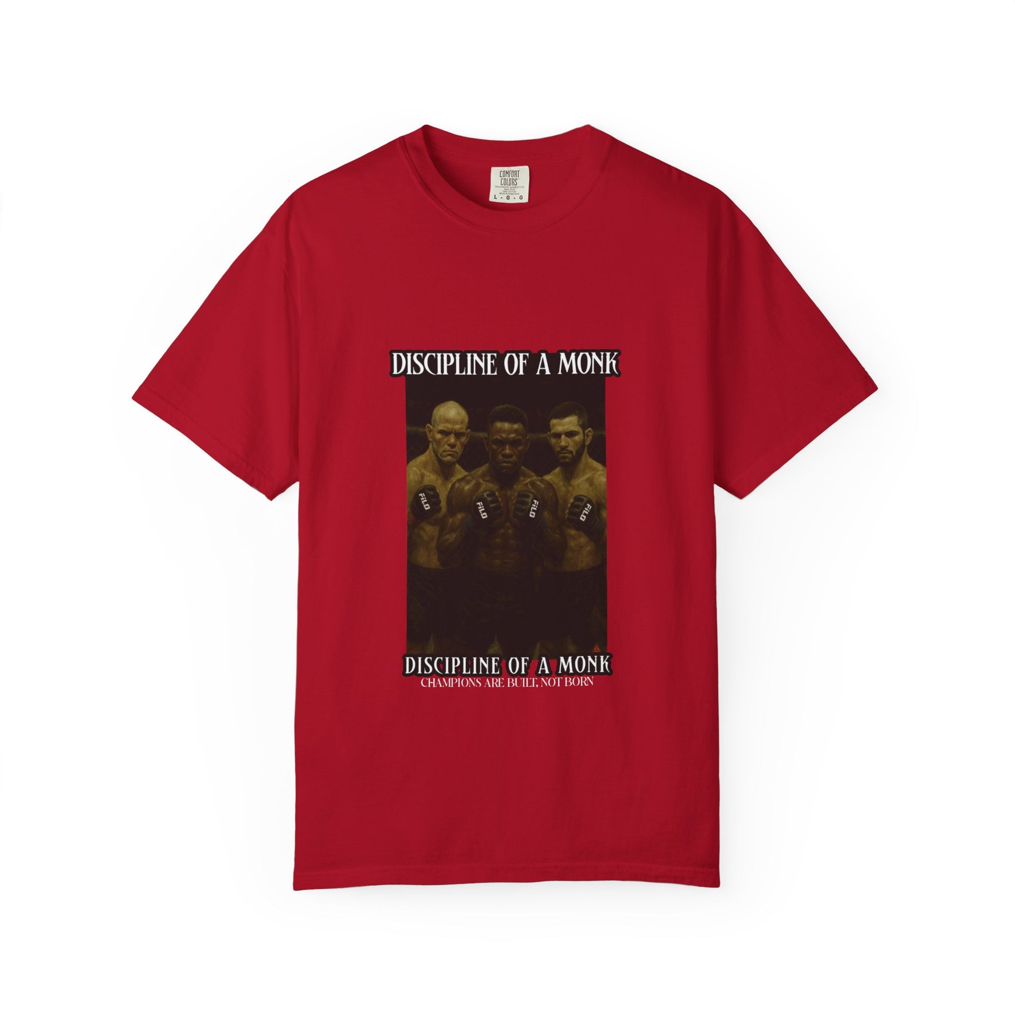 Discipline of a Monk T-Shirt — Vintage Boxing Trio Graphic Tee