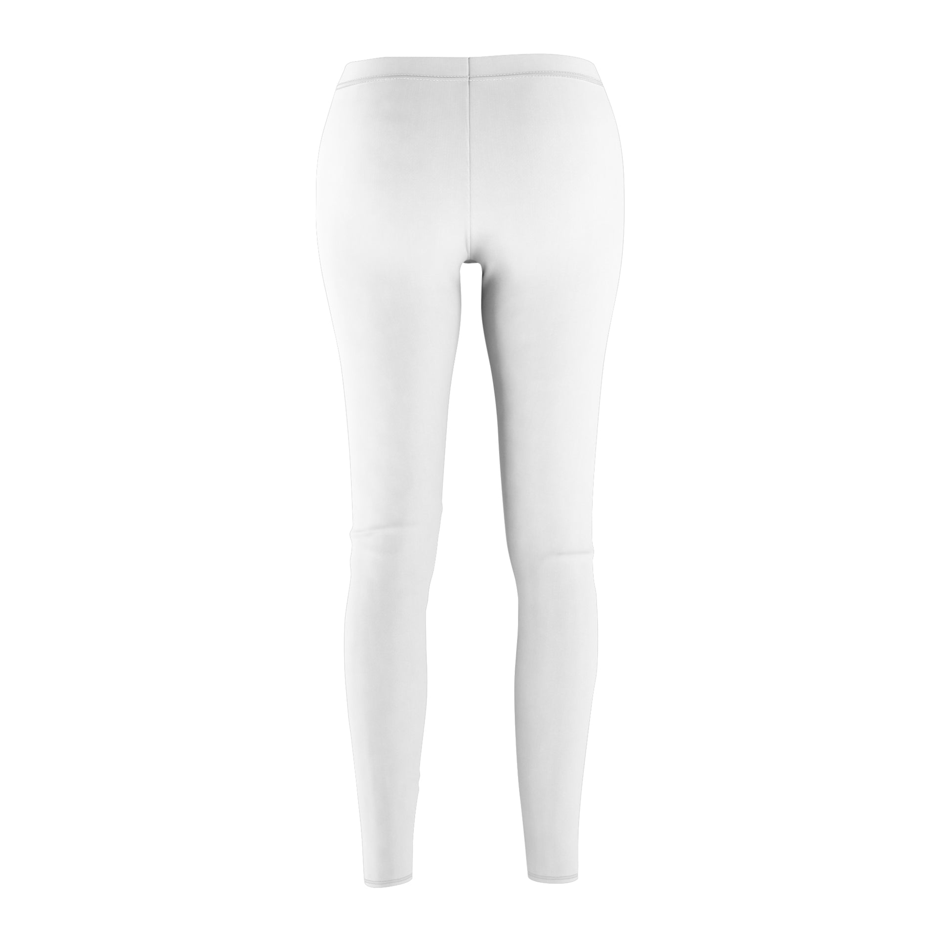Leggings — Minimal Black Script Accent Women's All-Over Print Leggings