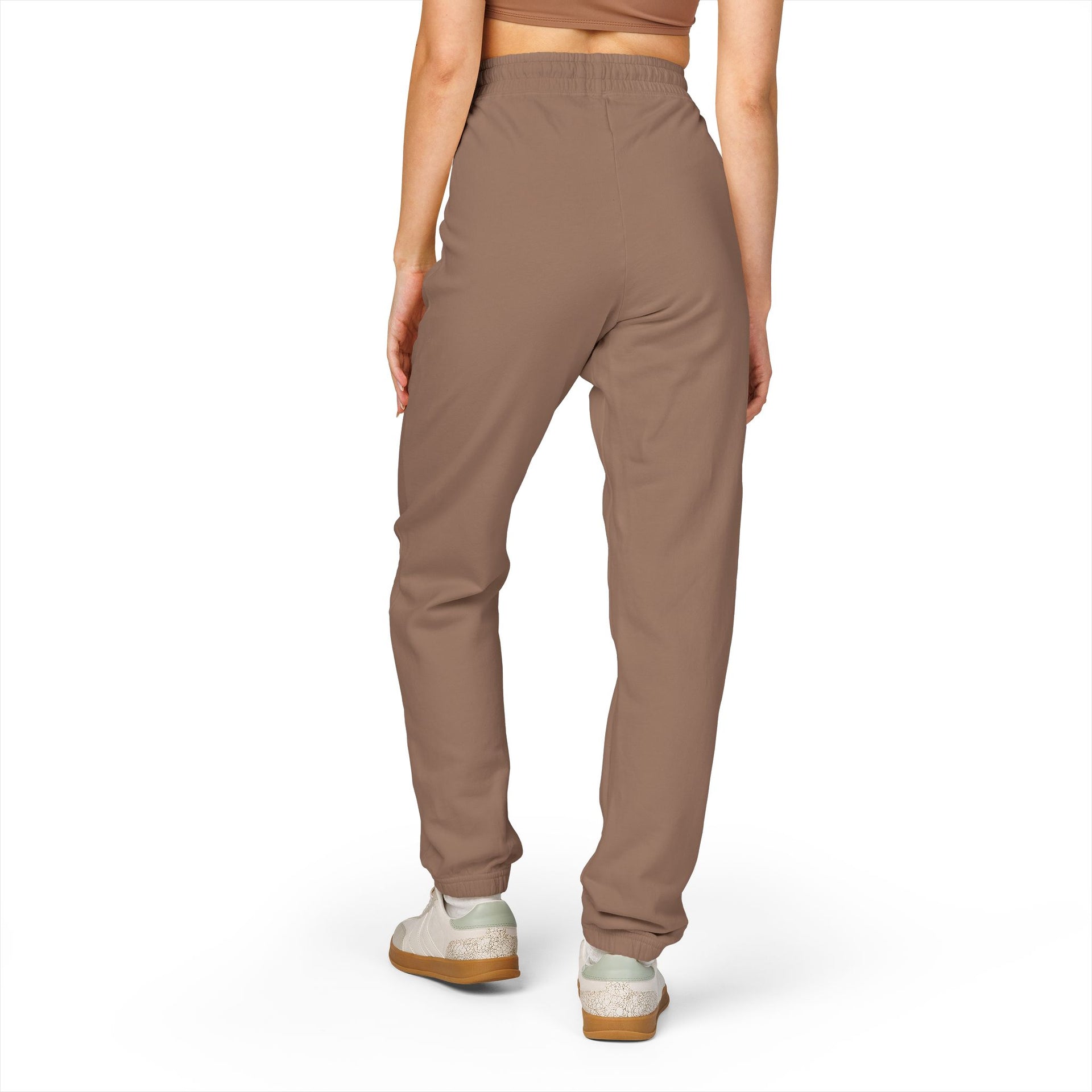 Fleece Sweatpants — Minimalist Olive Drawstring Joggers
