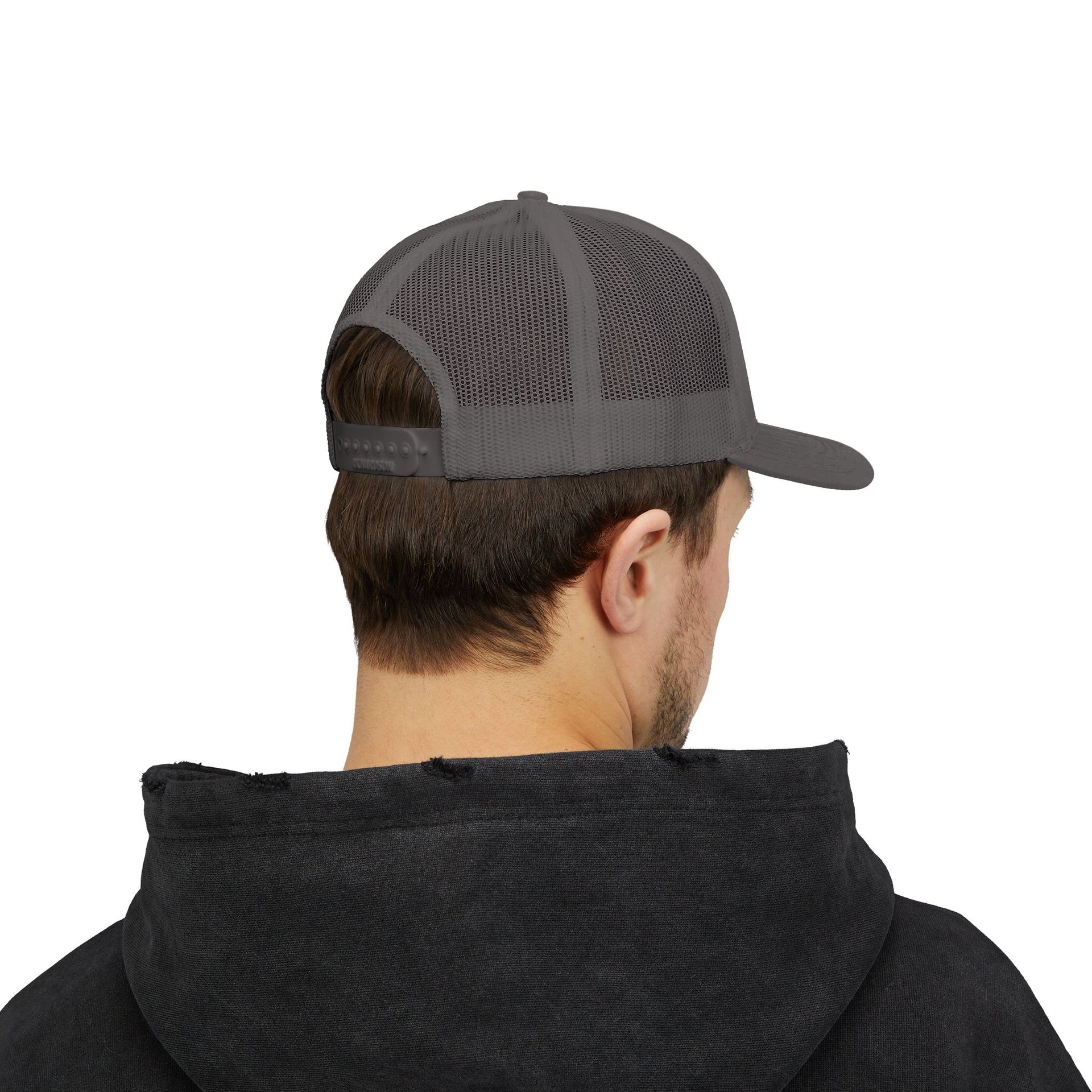 Trucker Cap — Minimal Black Logo Snapback
