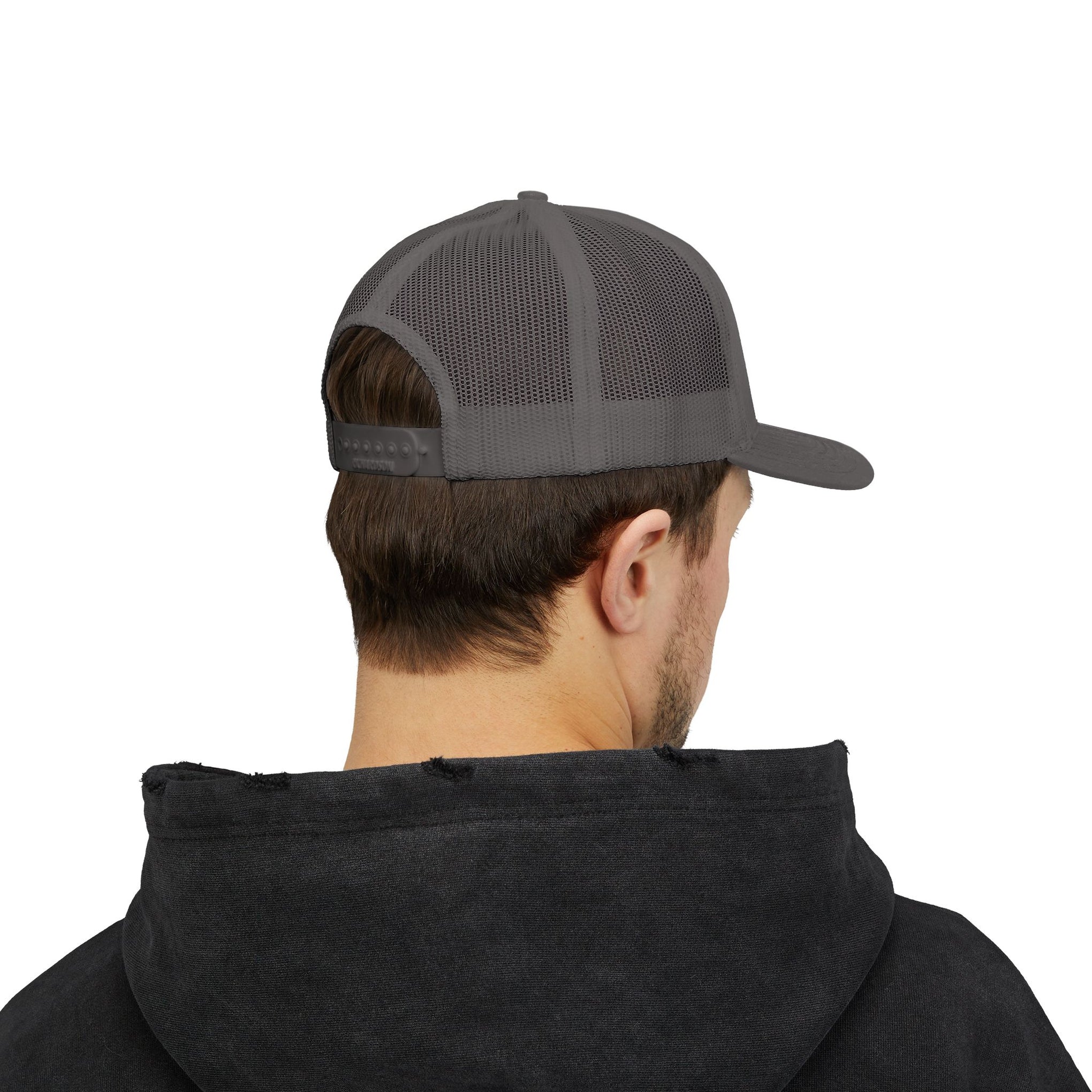 Trucker Cap — Minimal Black Logo Snapback