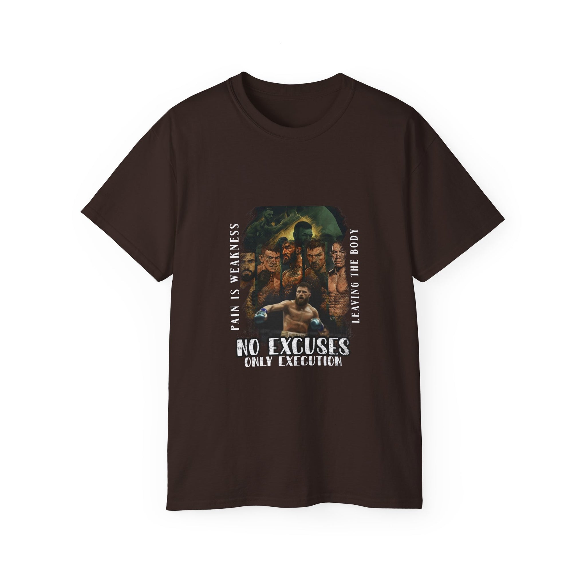 No Excuses Tee — Motivational Workout T-Shirt