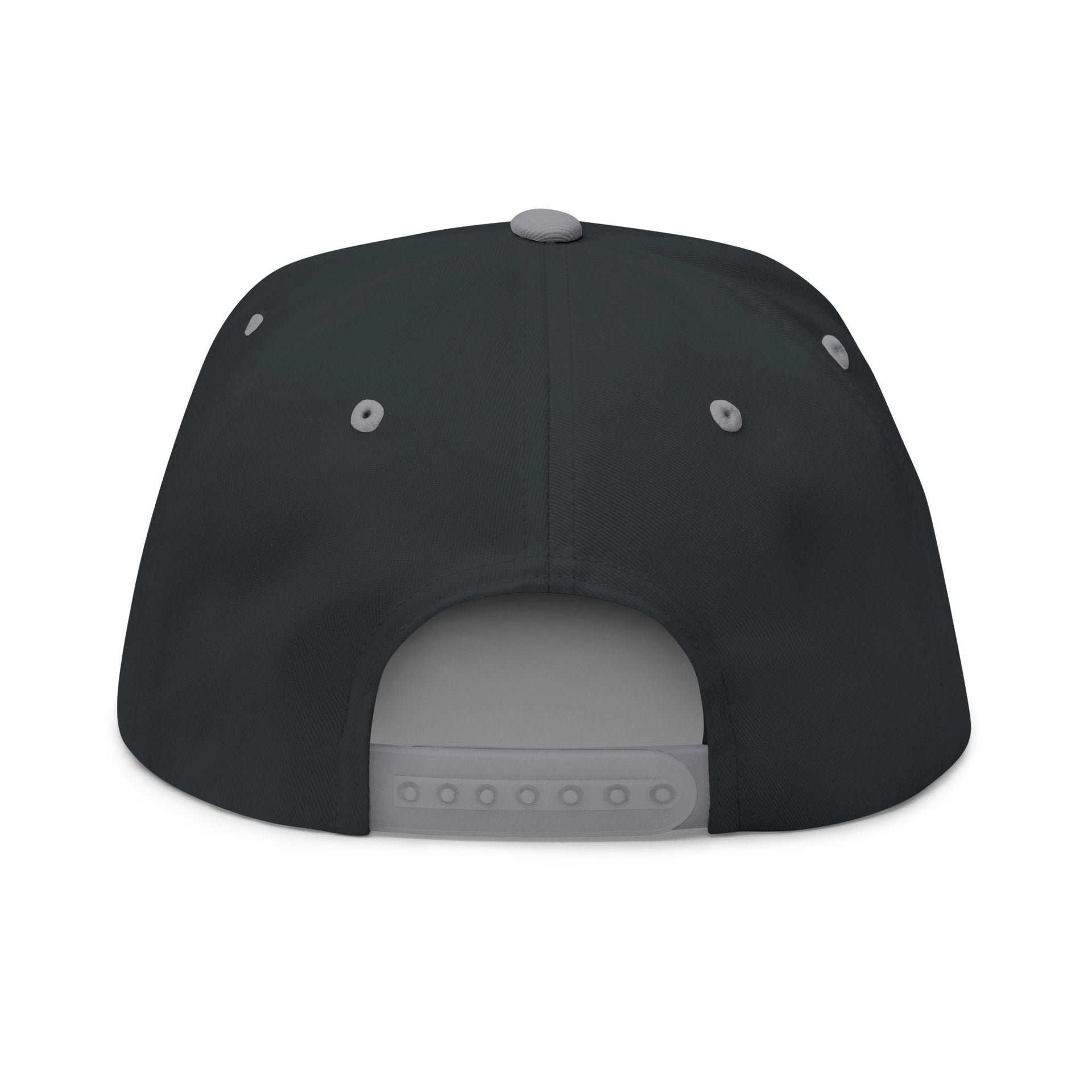 Embroidered Flat Bill Cap — Gothic 'Filo' Logo Snapback