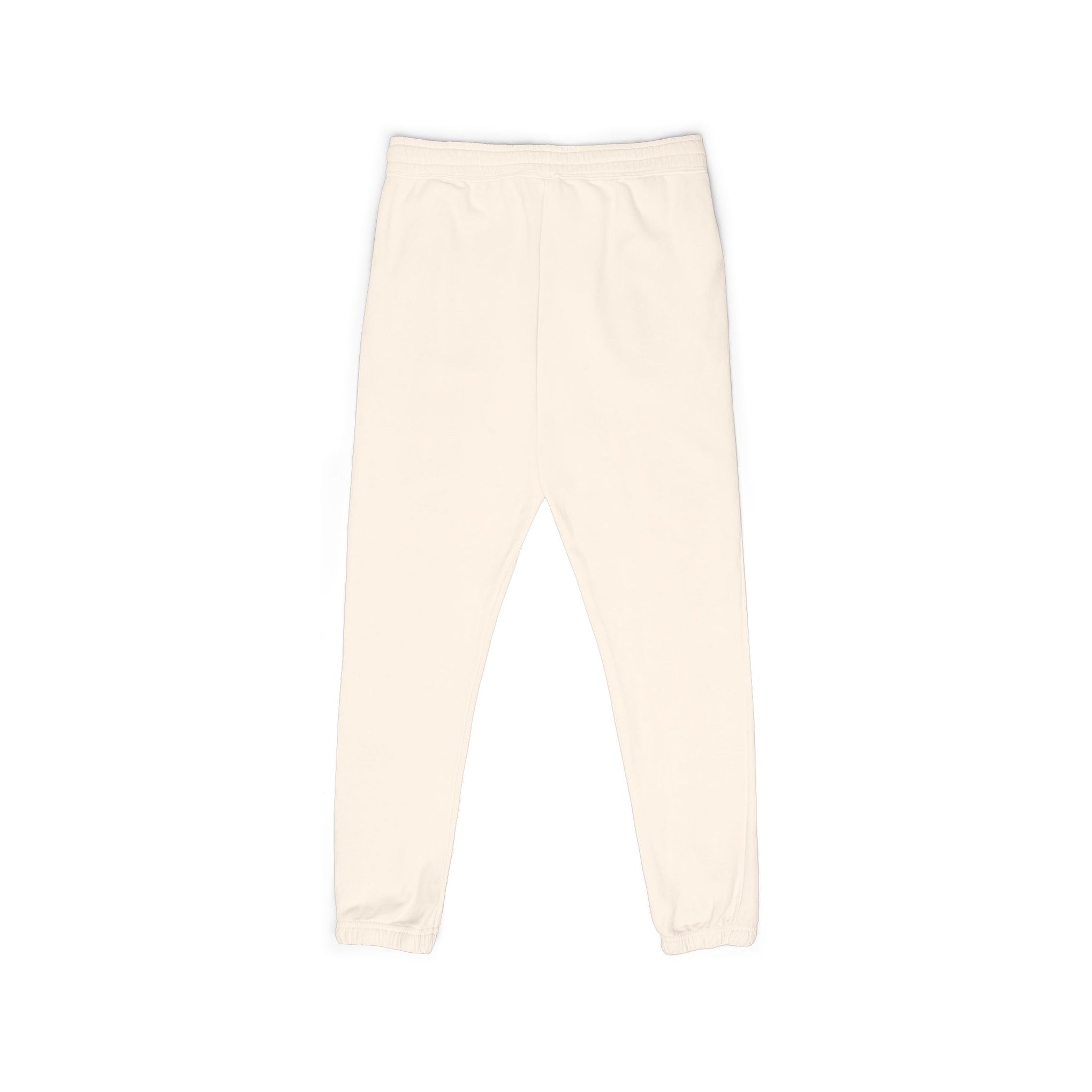 Garment-Dyed Fleece Sweatpants — Minimal Logo Joggers