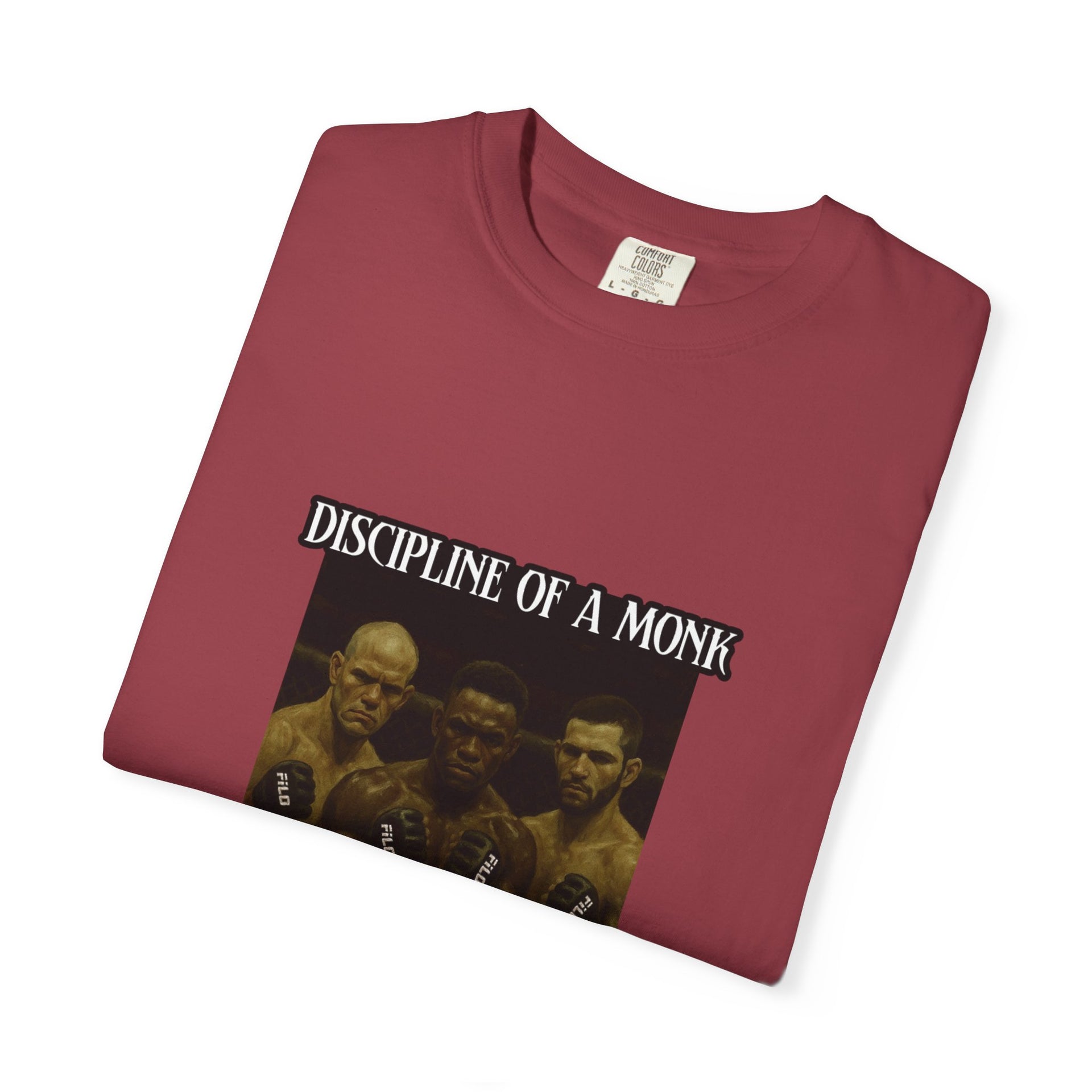 Discipline of a Monk T-Shirt — Vintage Boxing Trio Graphic Tee