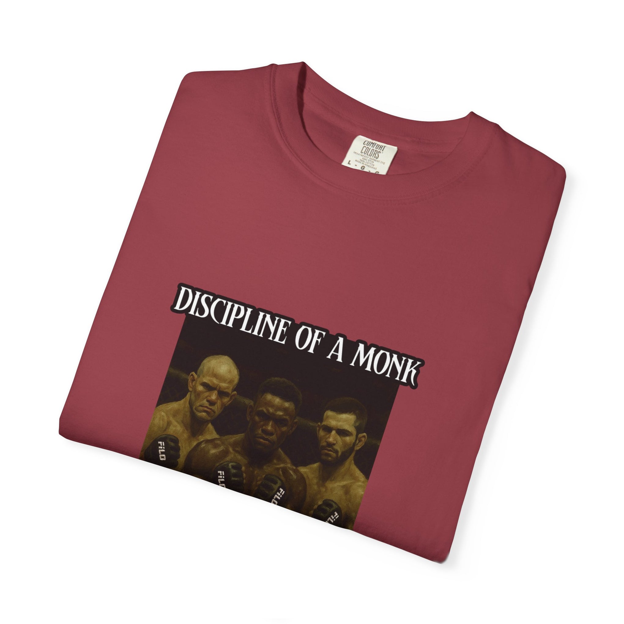 Discipline of a Monk T-Shirt — Vintage Boxing Trio Graphic Tee
