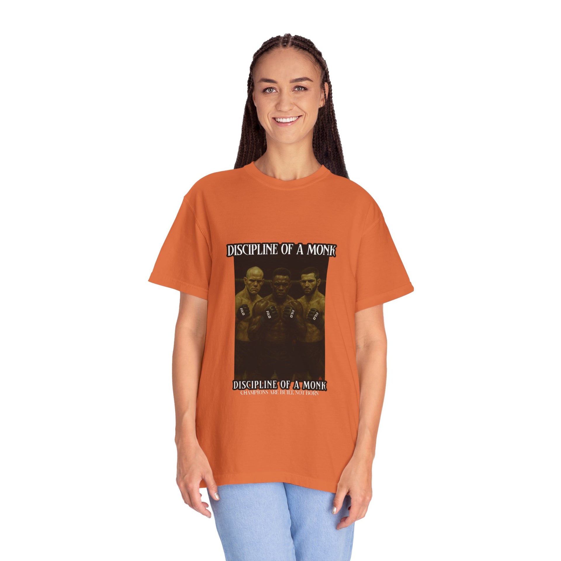 Discipline of a Monk T-Shirt — Vintage Boxing Trio Graphic Tee