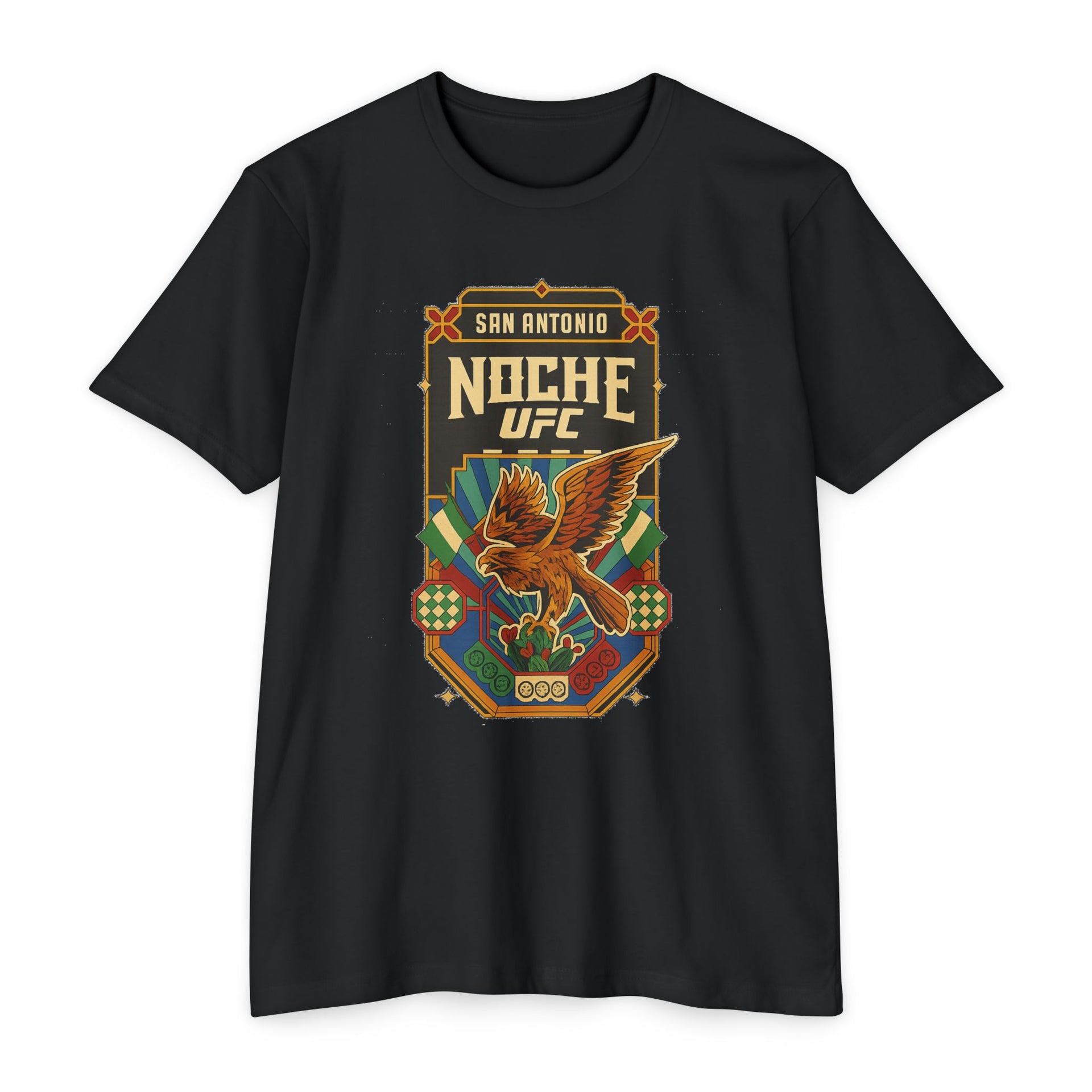 San Antonio Noche UFC T-Shirt, Sports Fan Tee, MMA Apparel, Gift for Fight Night, Unisex Casual Top