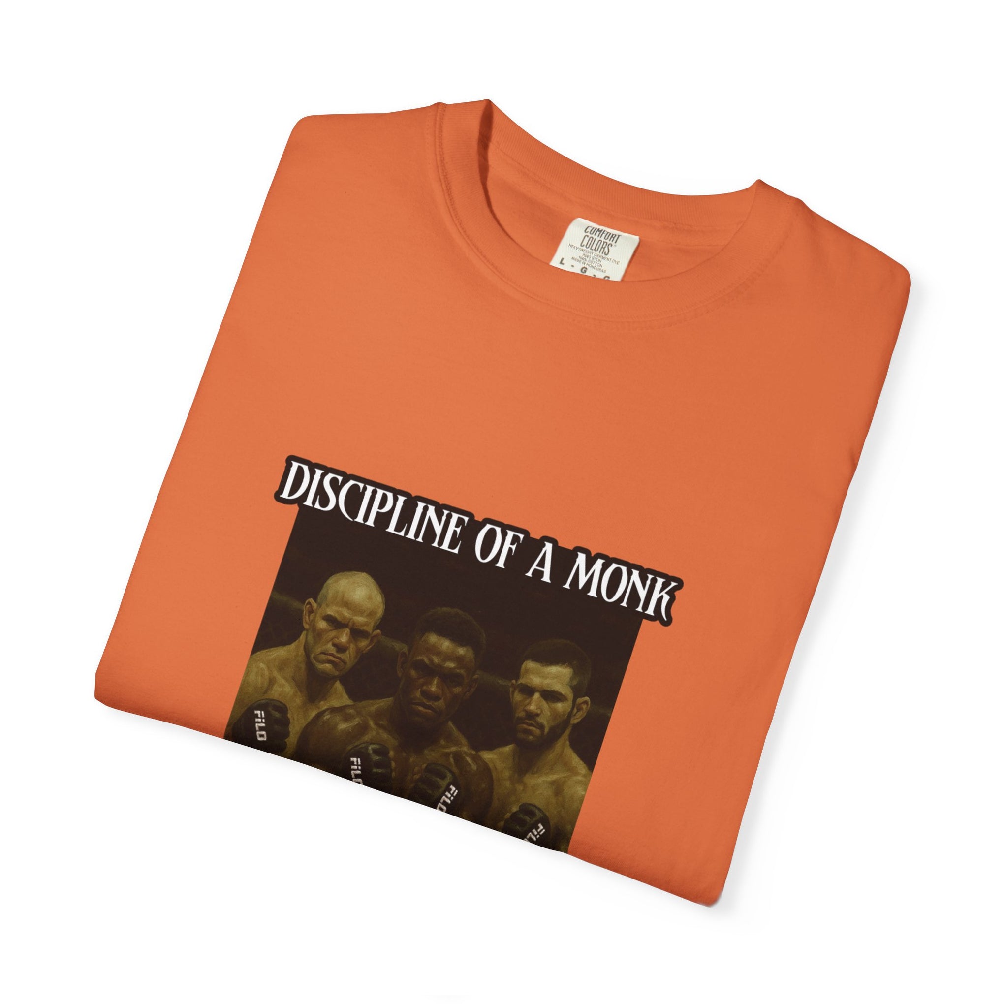 Discipline of a Monk T-Shirt — Vintage Boxing Trio Graphic Tee