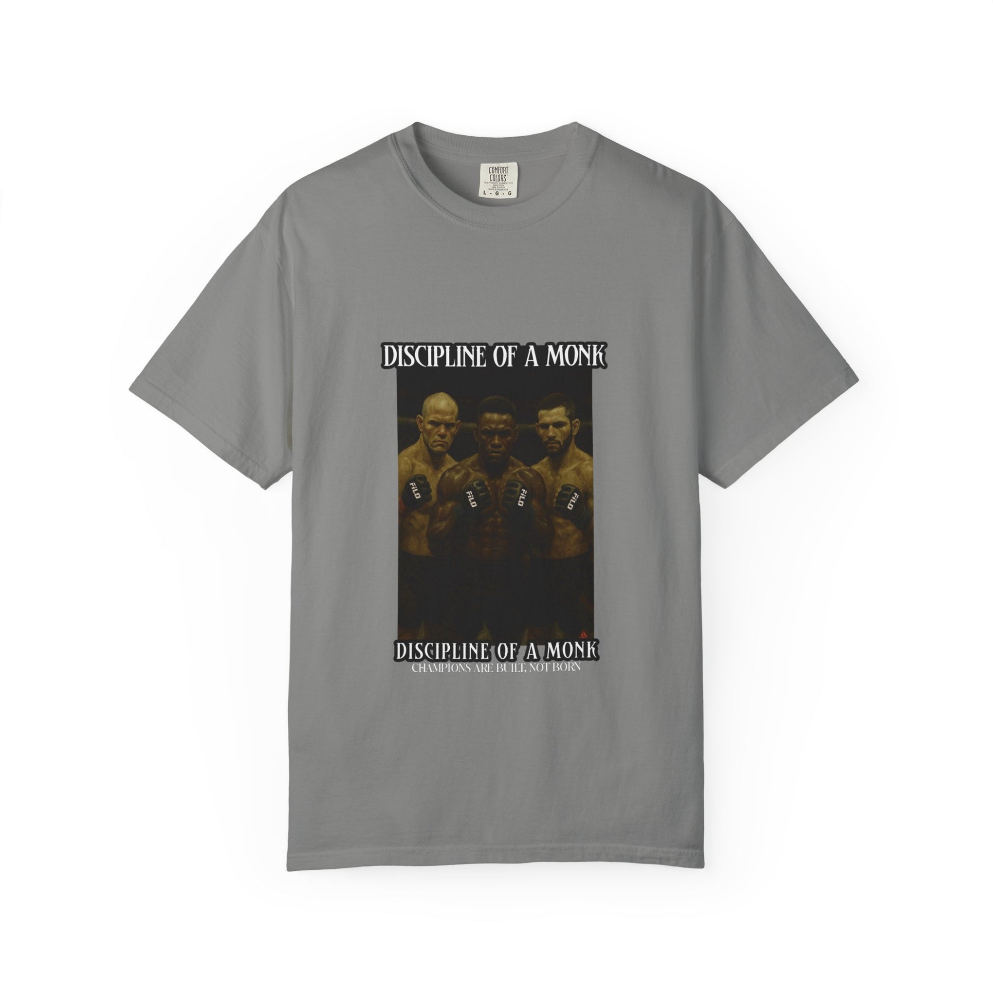 Discipline of a Monk T-Shirt — Vintage Boxing Trio Graphic Tee