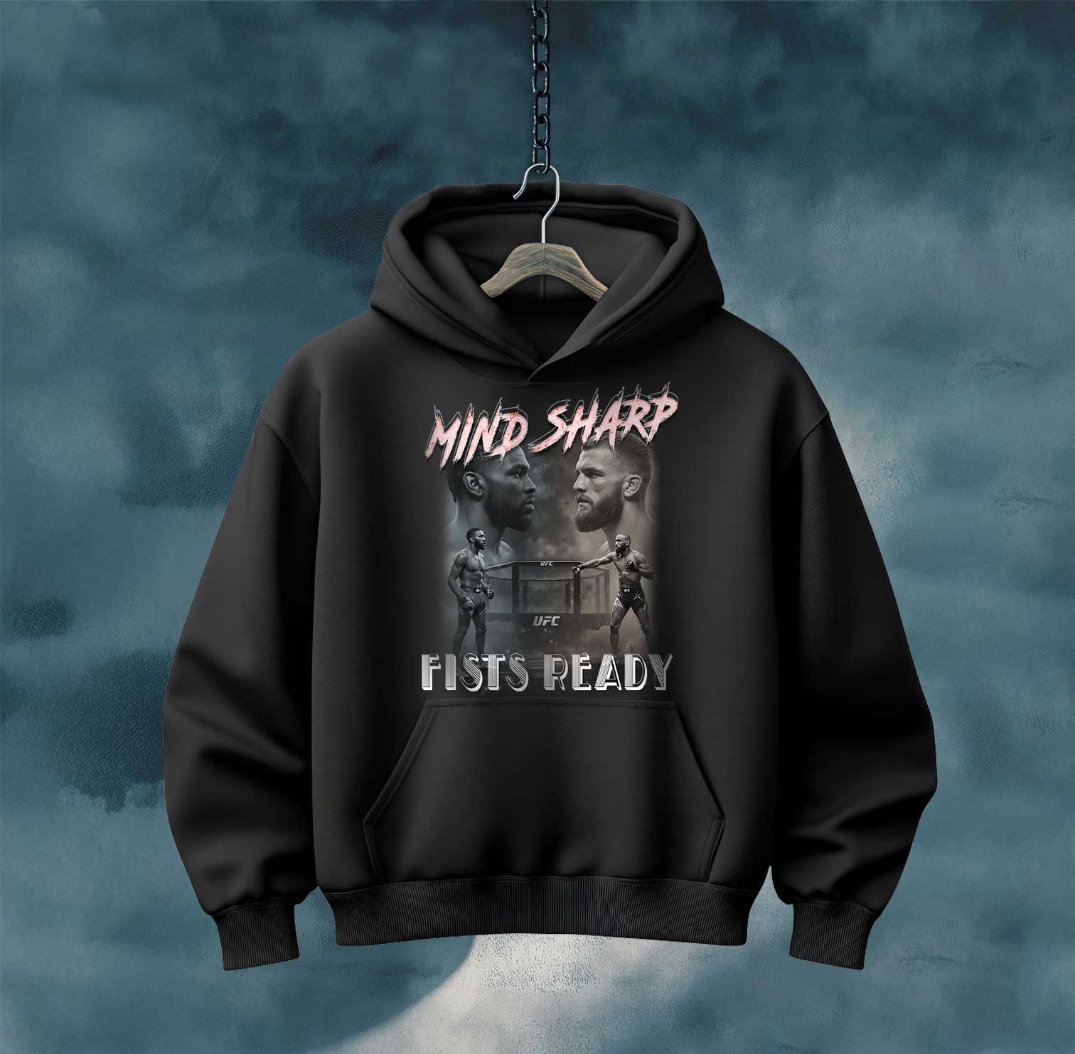 Zip Hoodie — Mind Over Fists Ready Graphic Zip-Up