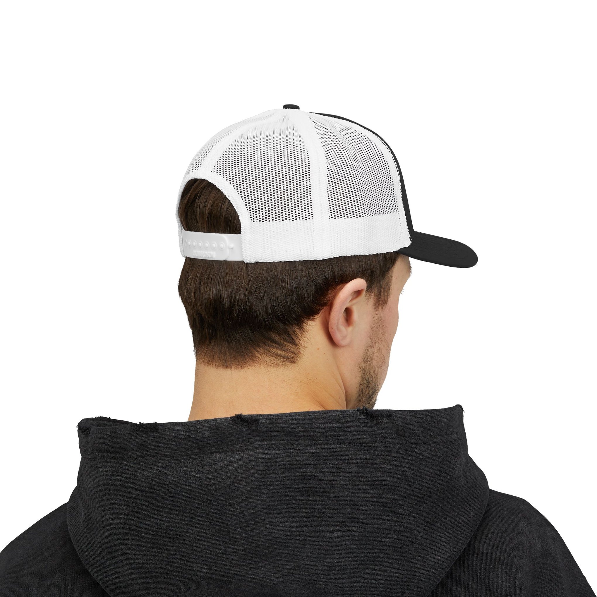 Trucker Cap — Minimal Black Logo Snapback