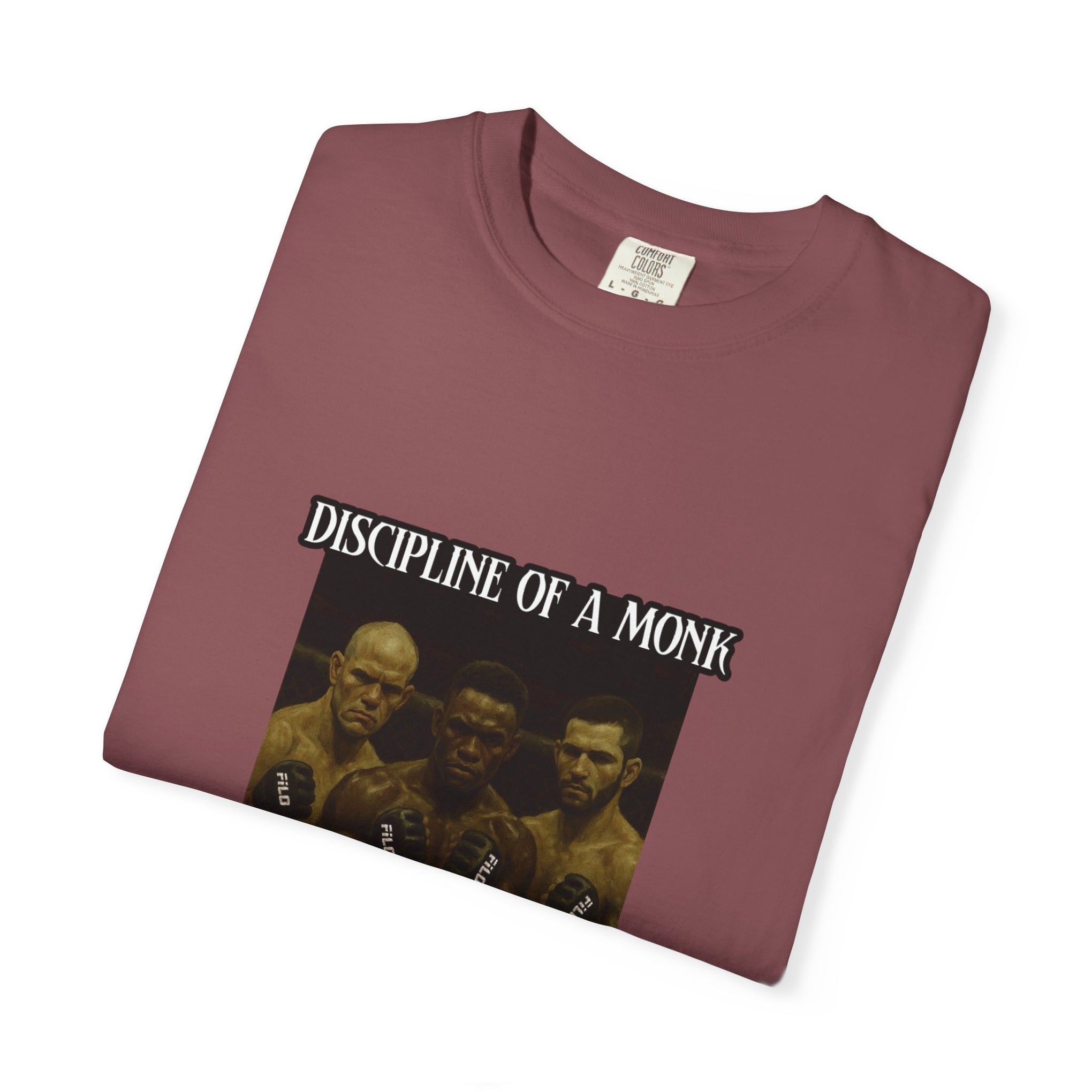 Discipline of a Monk T-Shirt — Vintage Boxing Trio Graphic Tee