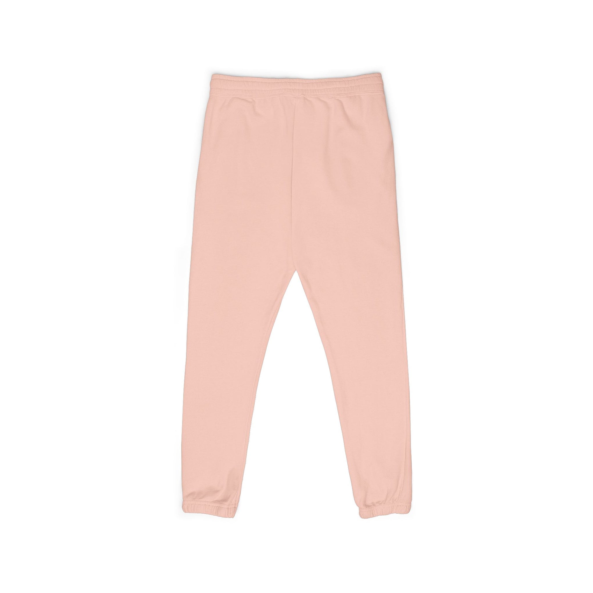 Garment-Dyed Fleece Sweatpants — Minimal Logo Joggers