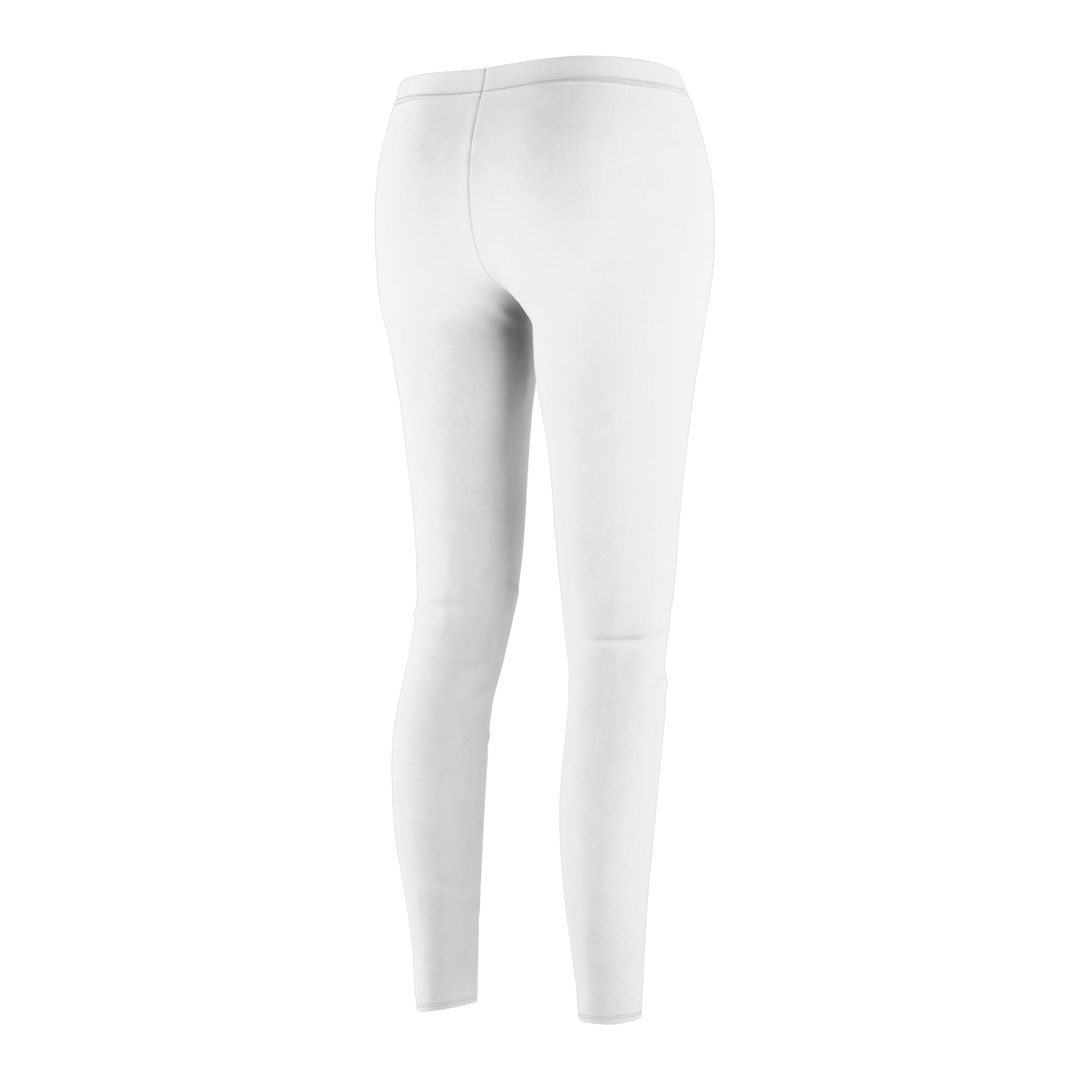 Leggings — Minimal Black Script Accent Women's All-Over Print Leggings