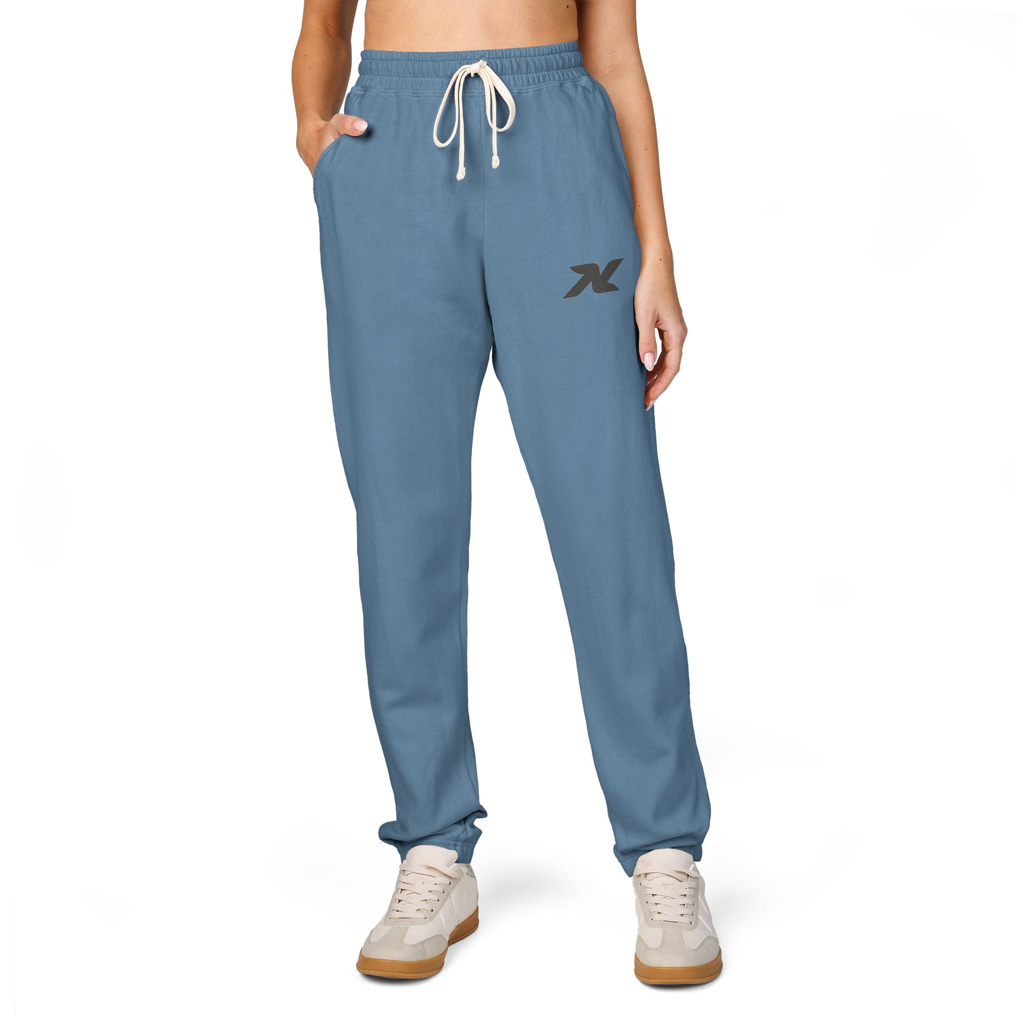 Fleece Sweatpants — Minimalist Olive Drawstring Joggers
