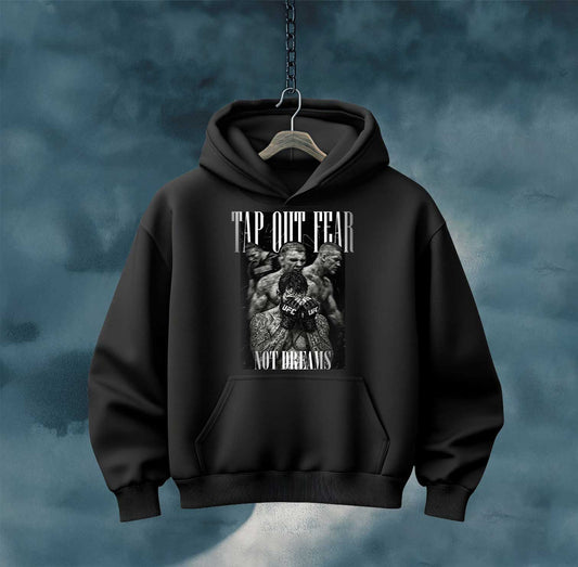 Hoodie — Gothic Statue "Not Broken" Graphic Zip-Up