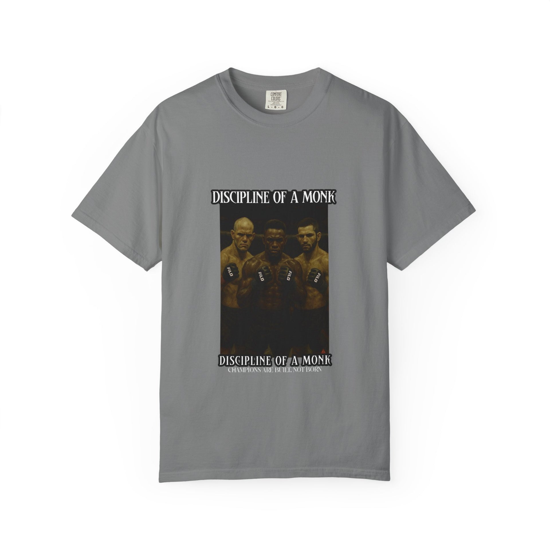 Discipline of a Monk T-Shirt — Vintage Boxing Trio Graphic Tee