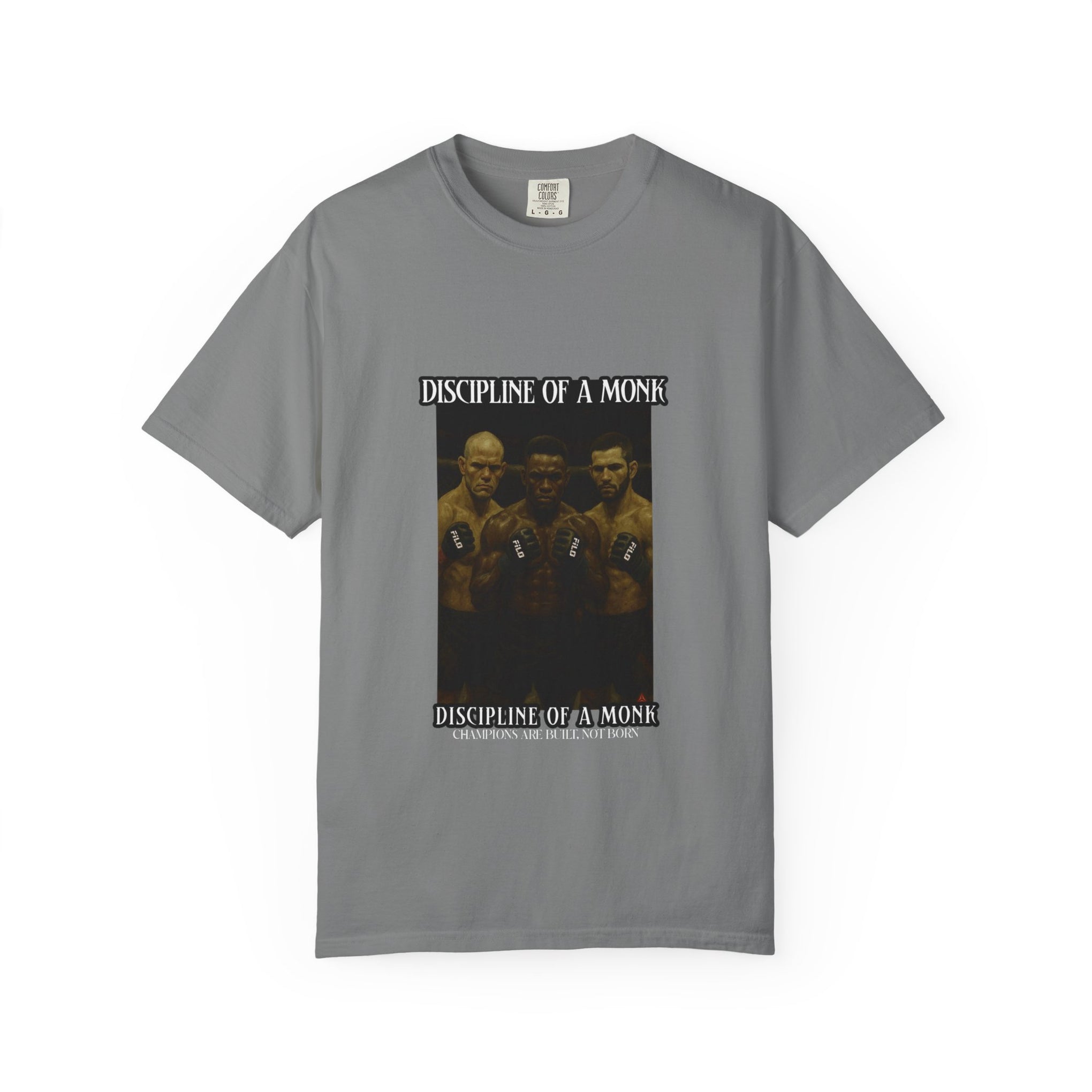 Discipline of a Monk T-Shirt — Vintage Boxing Trio Graphic Tee