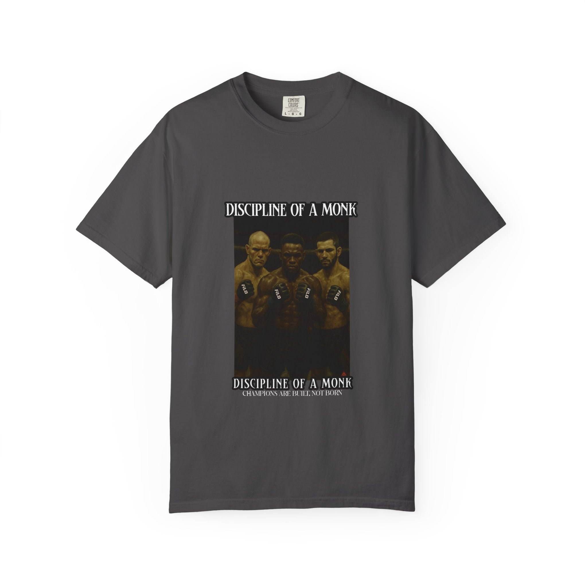 Discipline of a Monk T-Shirt — Vintage Boxing Trio Graphic Tee