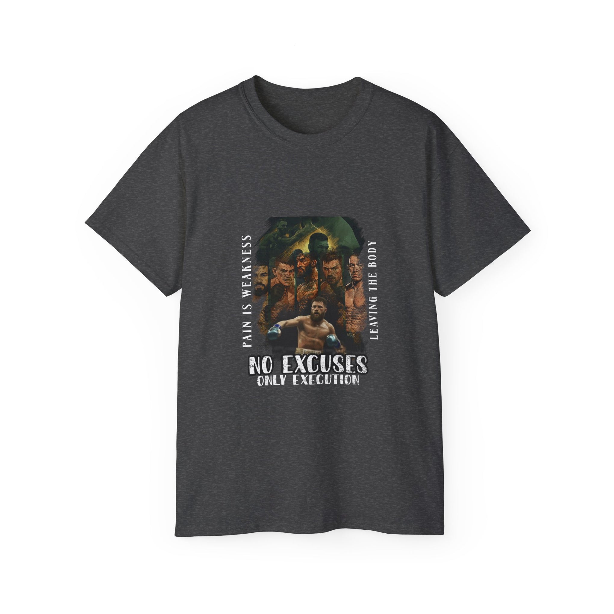 No Excuses Tee — Motivational Workout T-Shirt