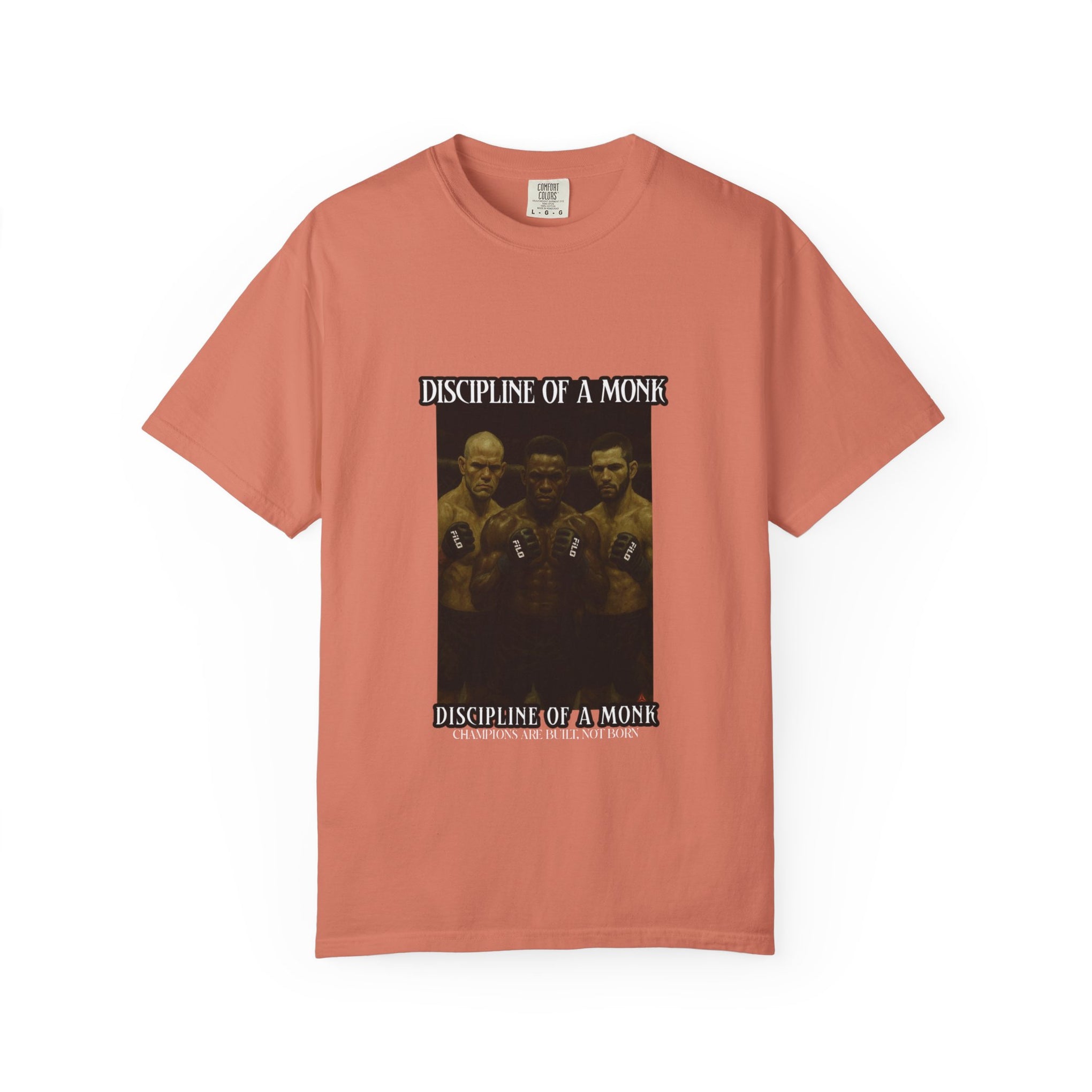 Discipline of a Monk T-Shirt — Vintage Boxing Trio Graphic Tee