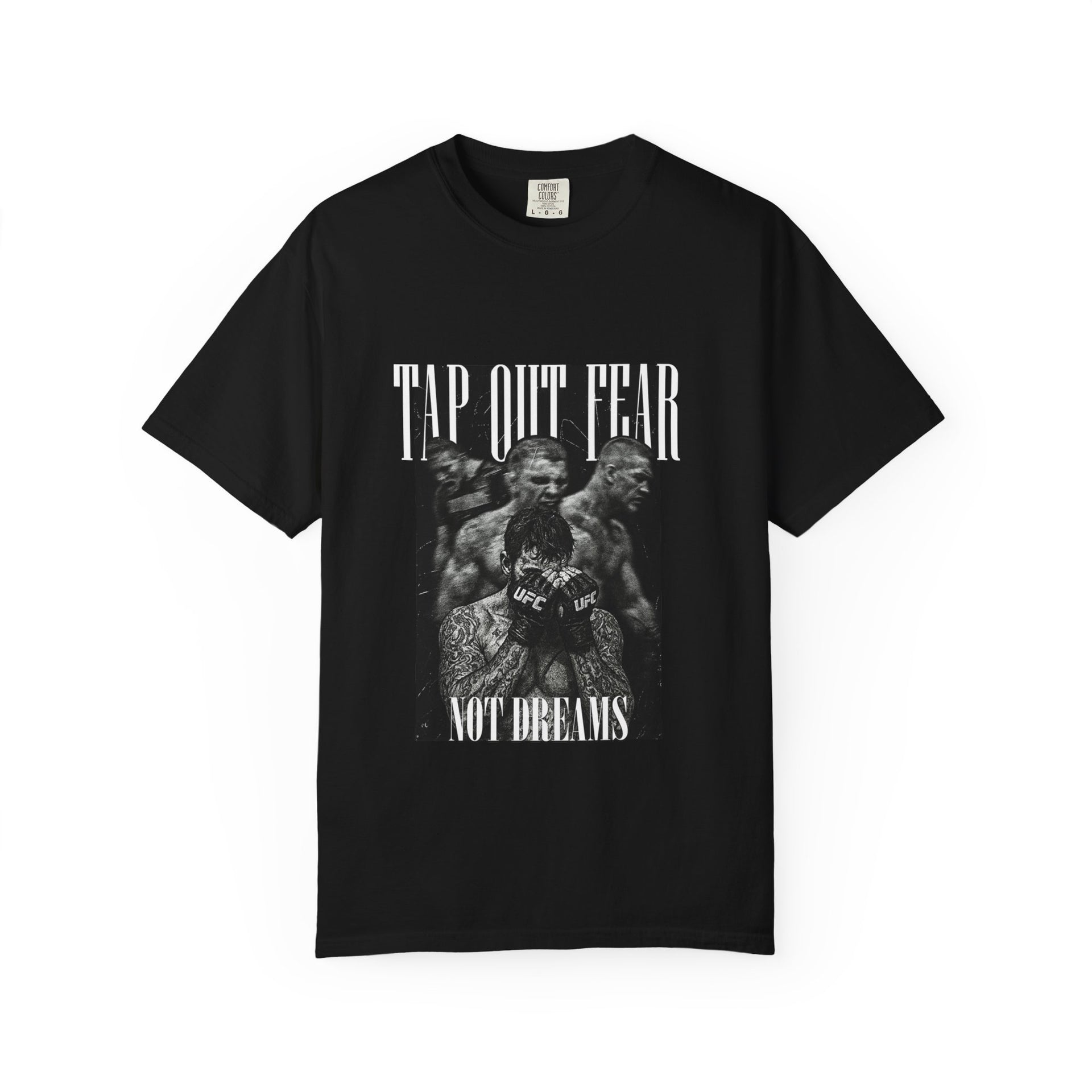 Motivational Boxing T-Shirt — "Tap Out Fear, Not Dreams" Graphic Tee