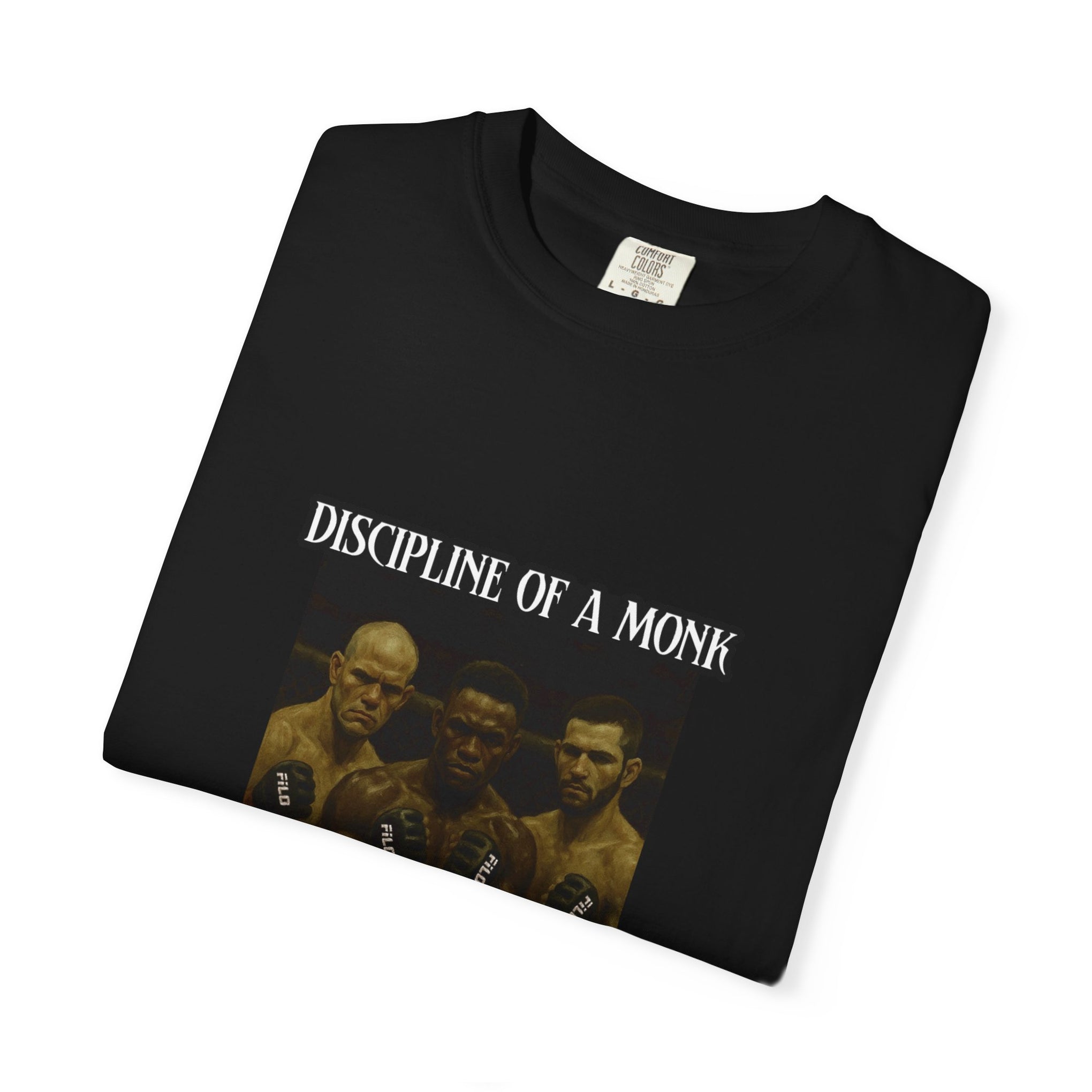 Discipline of a Monk T-Shirt — Vintage Boxing Trio Graphic Tee
