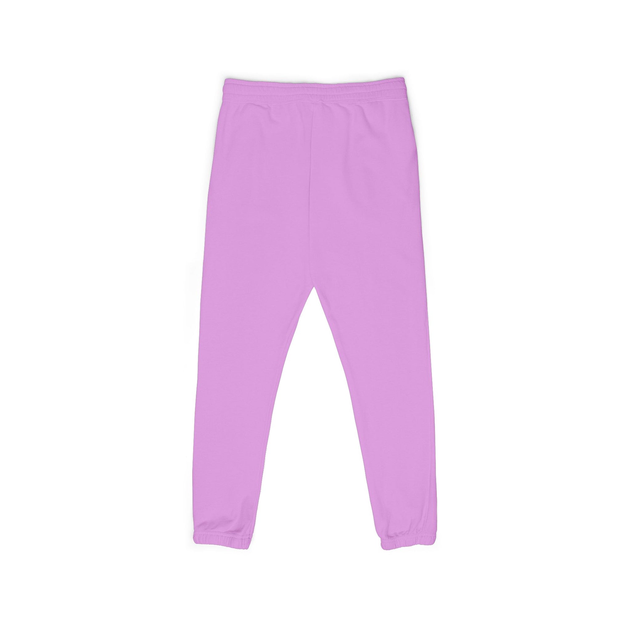 Garment-Dyed Fleece Sweatpants — Minimal Logo Joggers