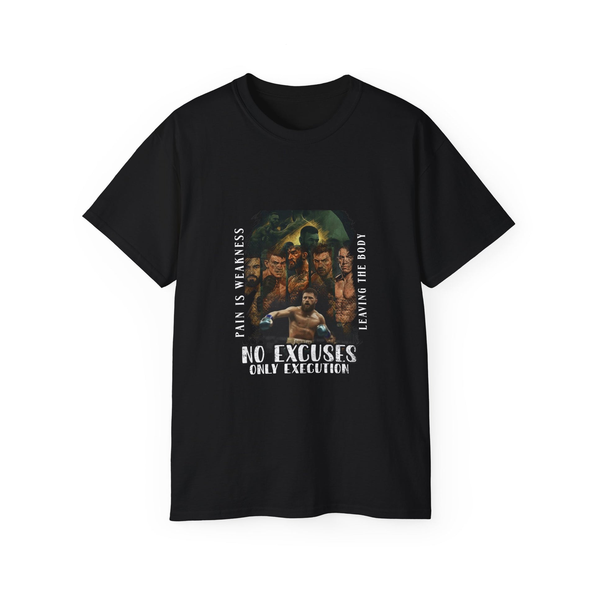 No Excuses Tee — Motivational Workout T-Shirt