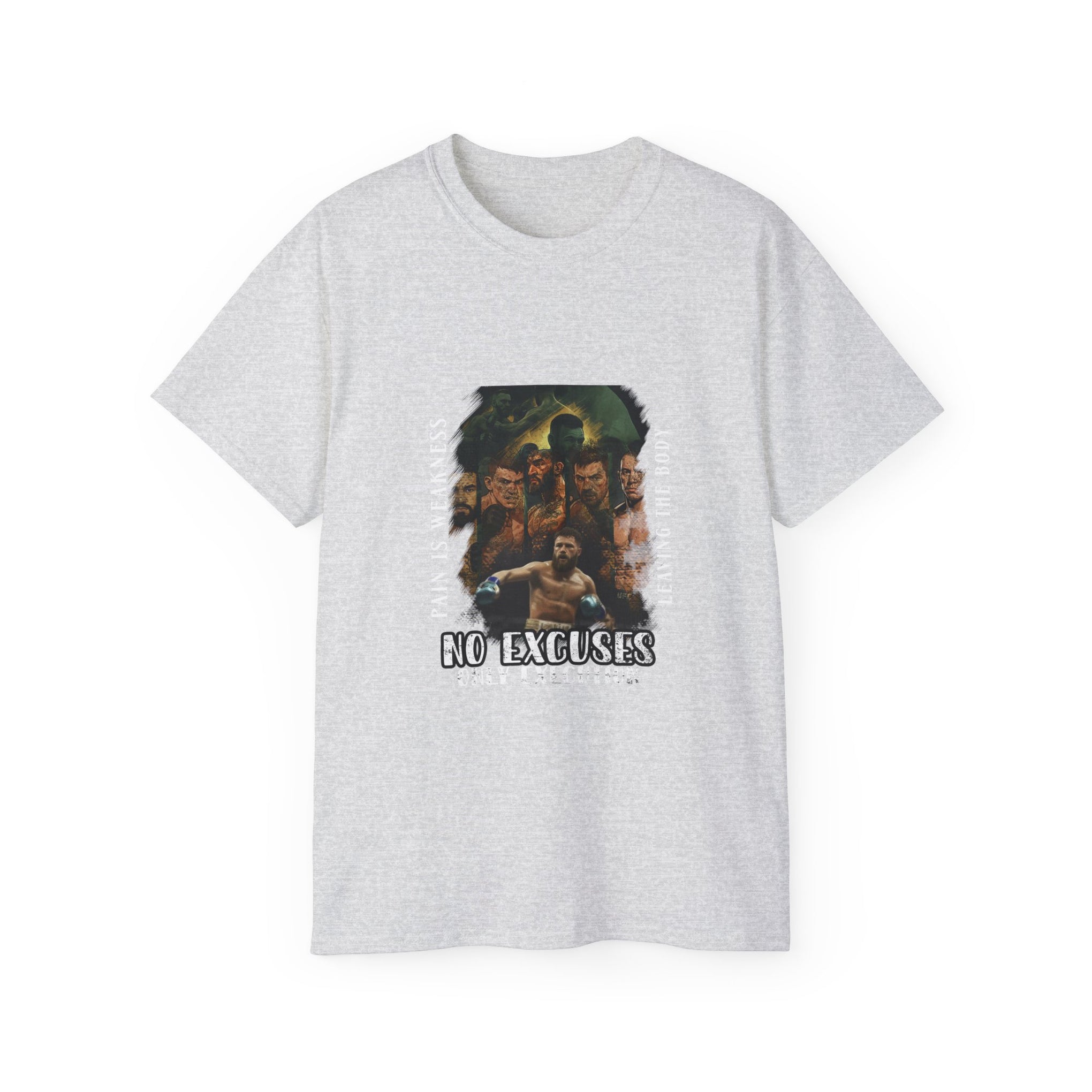 No Excuses Tee — Motivational Workout T-Shirt