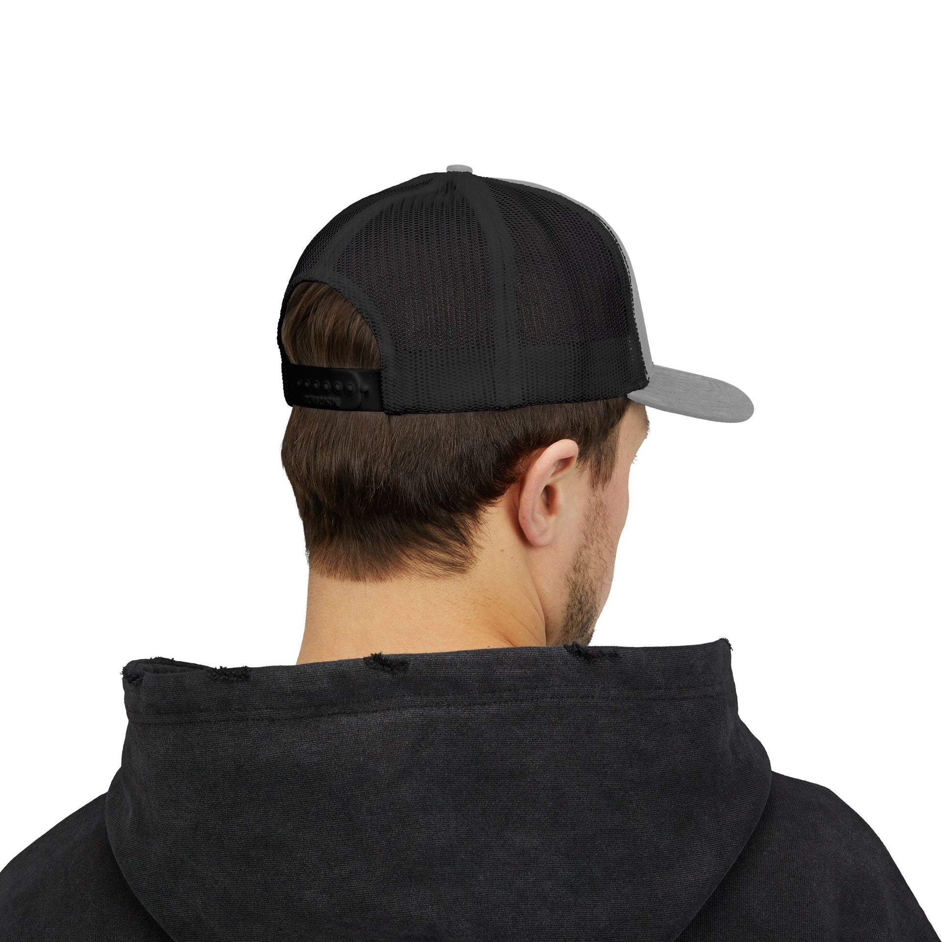 Trucker Cap — Minimal Black Logo Snapback