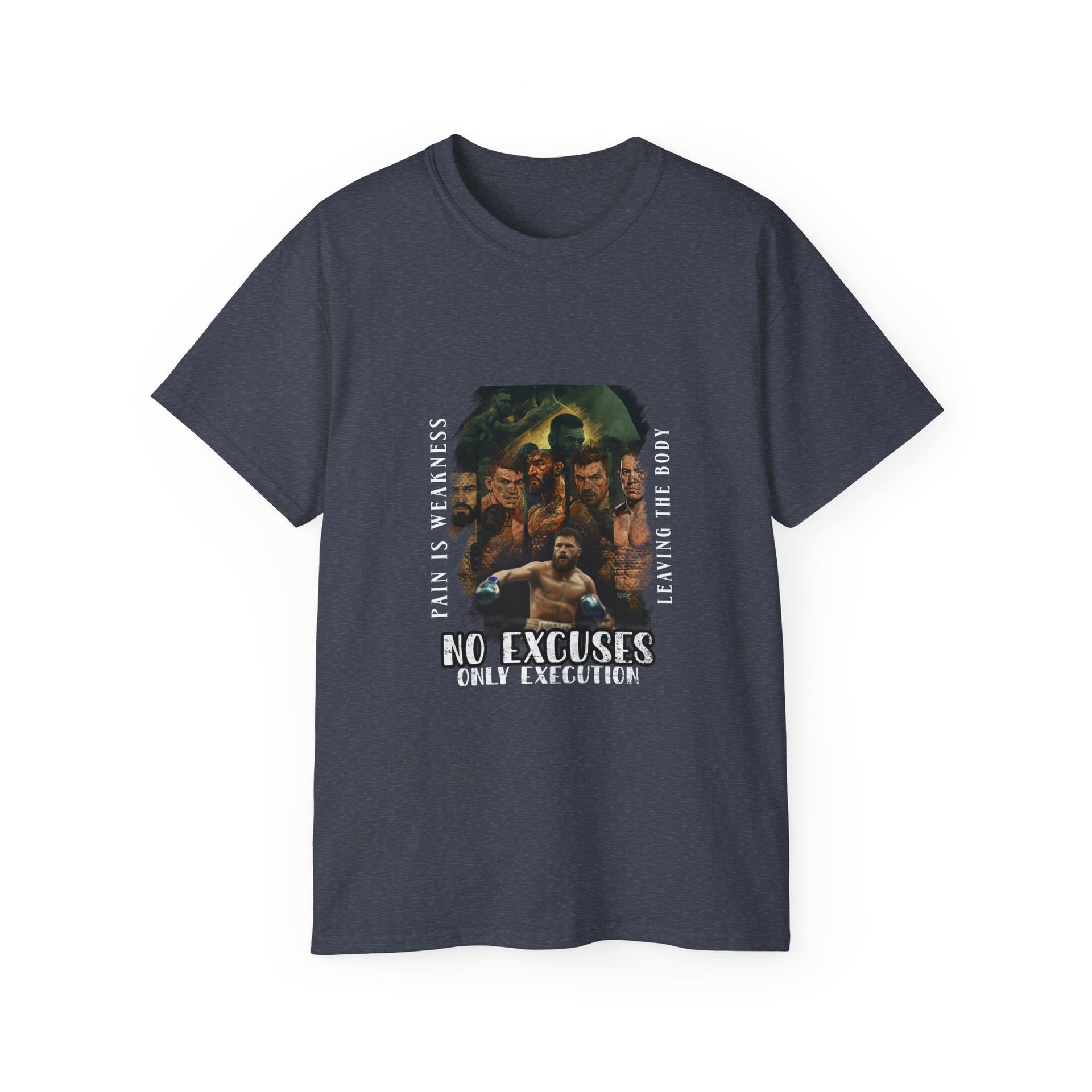 No Excuses Tee — Motivational Workout T-Shirt