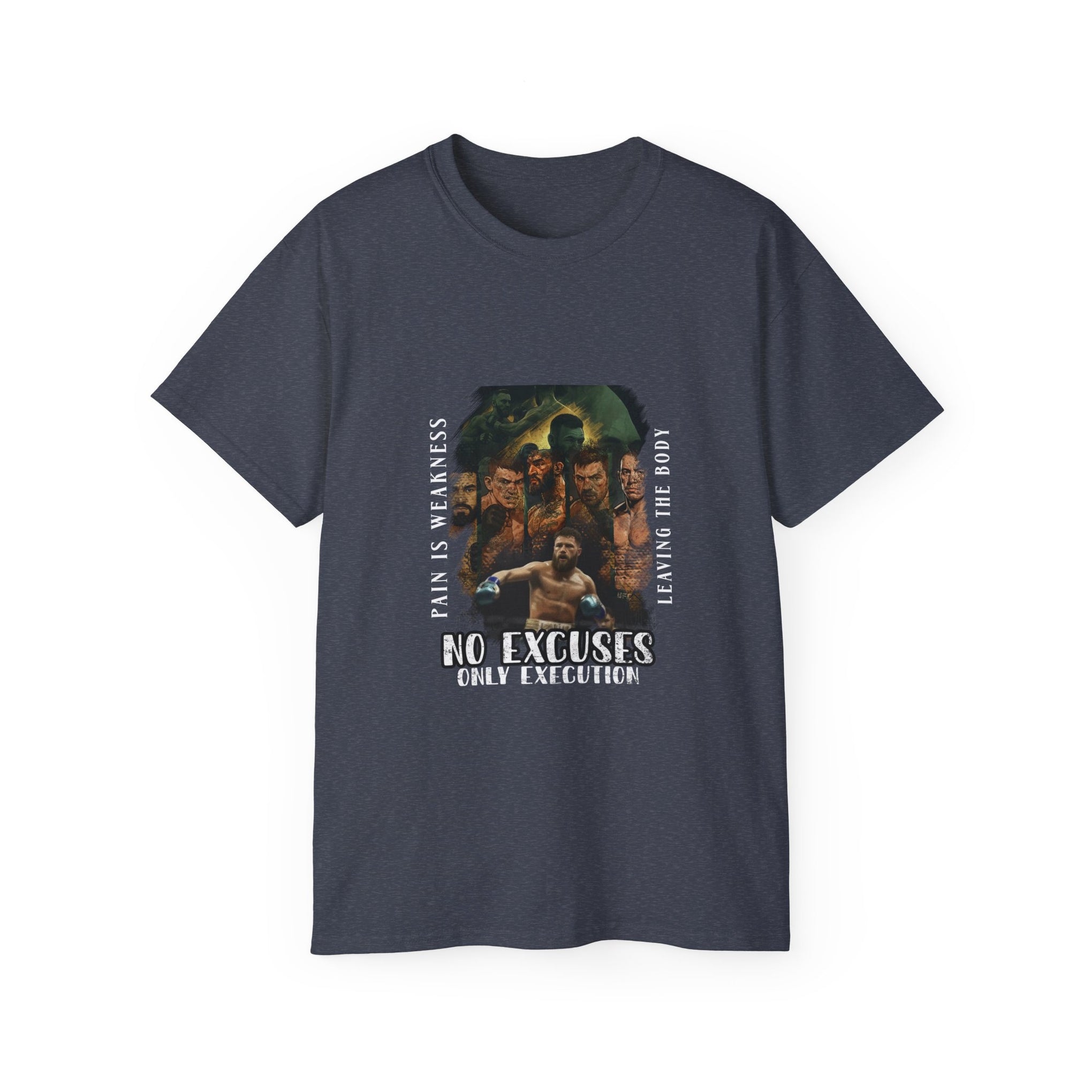 No Excuses Tee — Motivational Workout T-Shirt